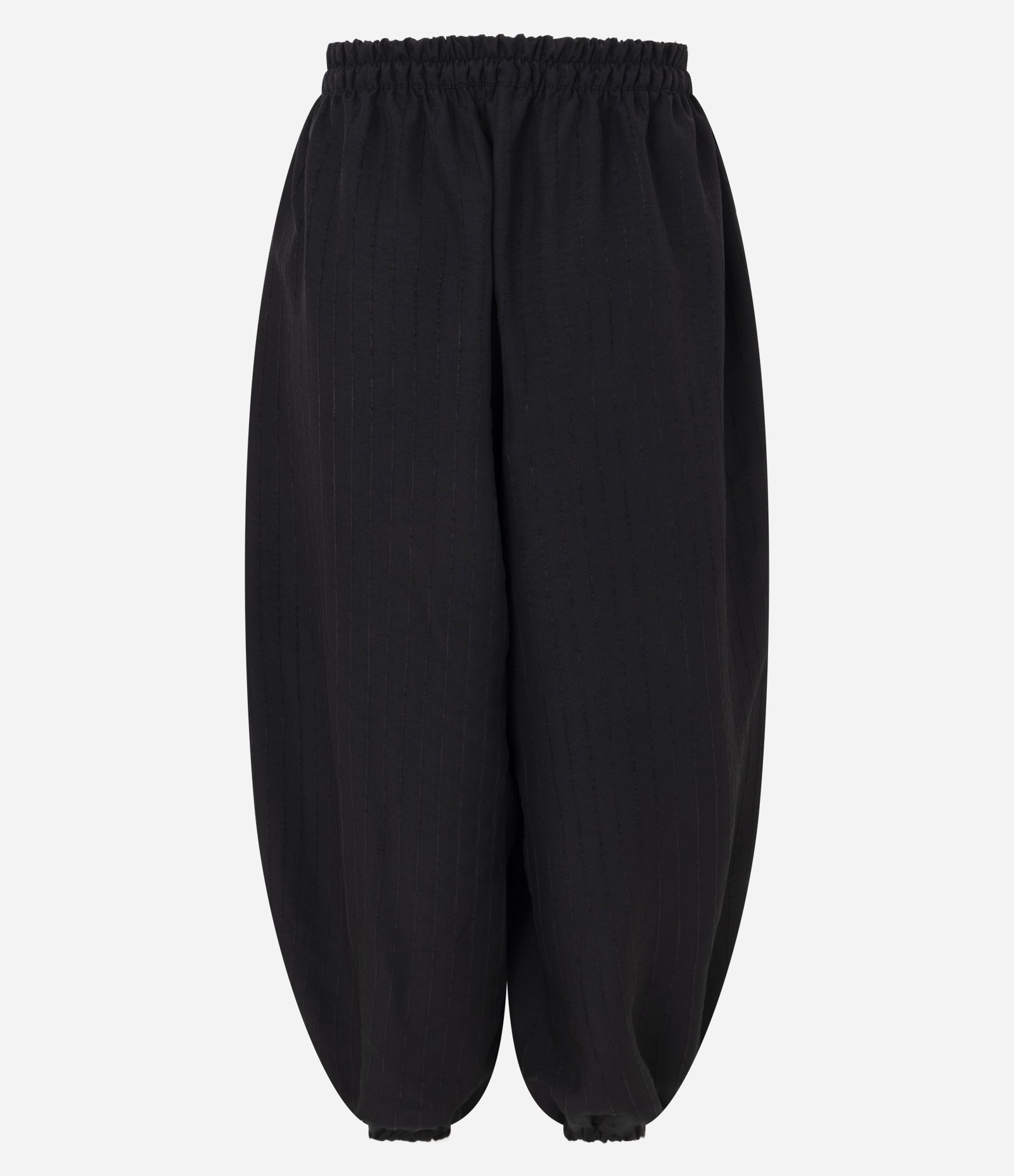 Calça Aladim em Crepe com Textura Preto 3