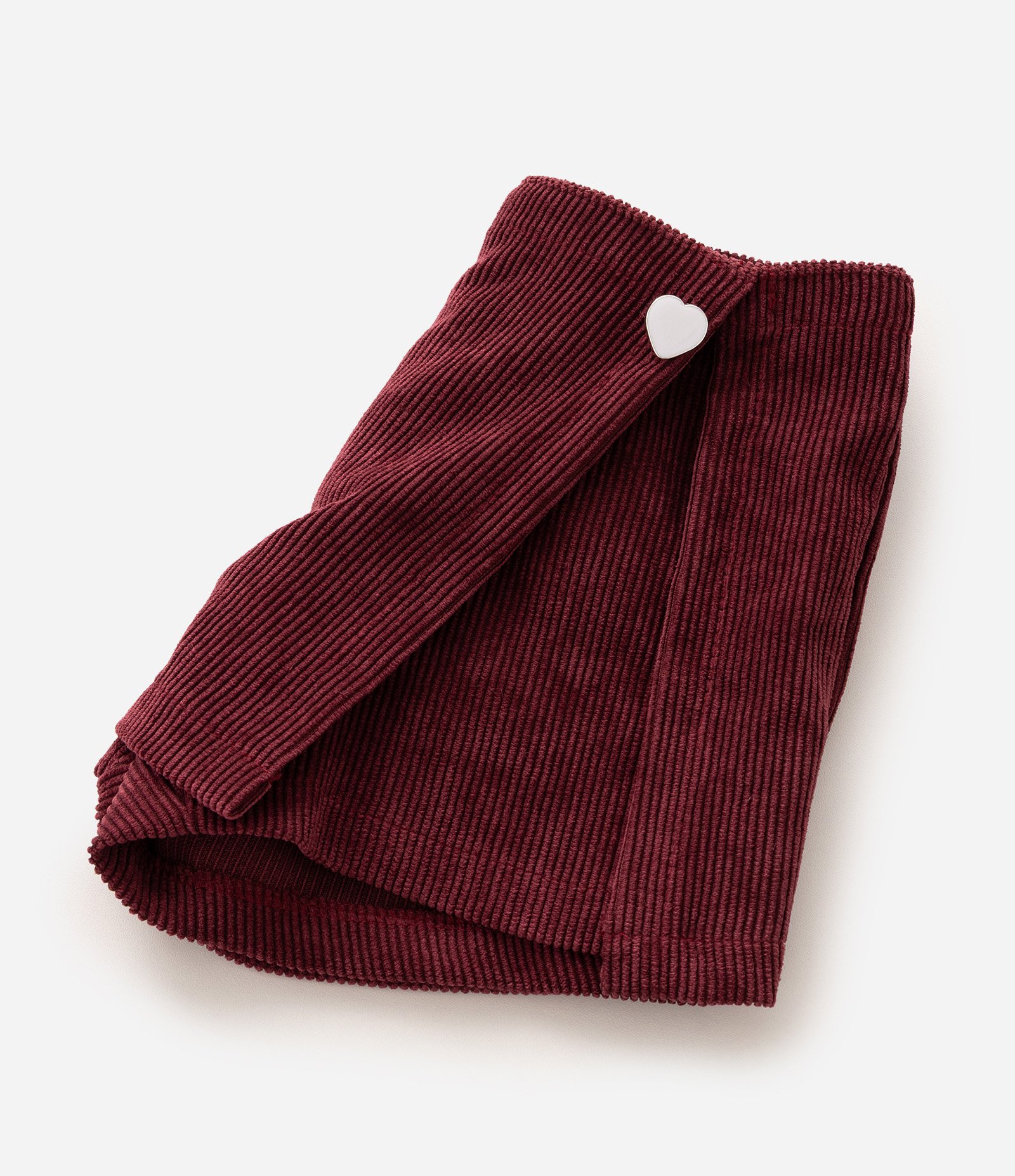 Conjunto Bebê em Veludo Cotelê de Blusa e Short Saia - Tam 0 a 18 Meses Bege 4