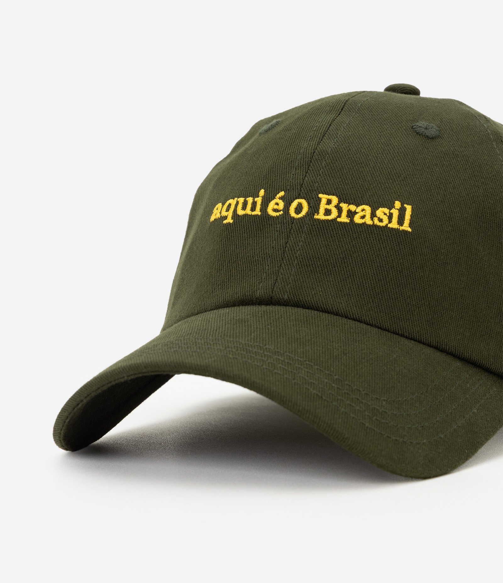 Boné em Sarja com Bordado Brasil Verde 4
