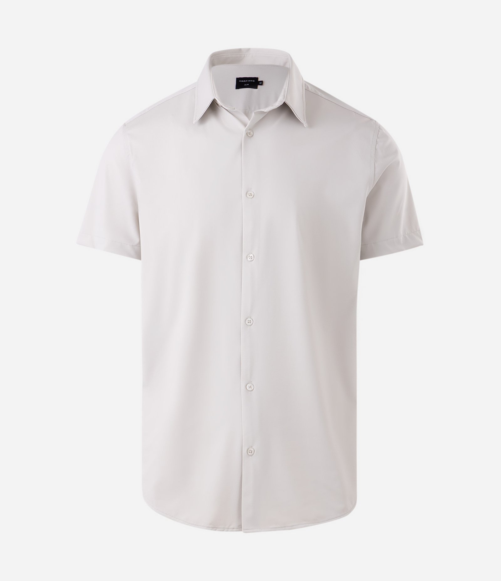 Camisa Performance em Poliamida Toque Gelado Cinza Claro 5