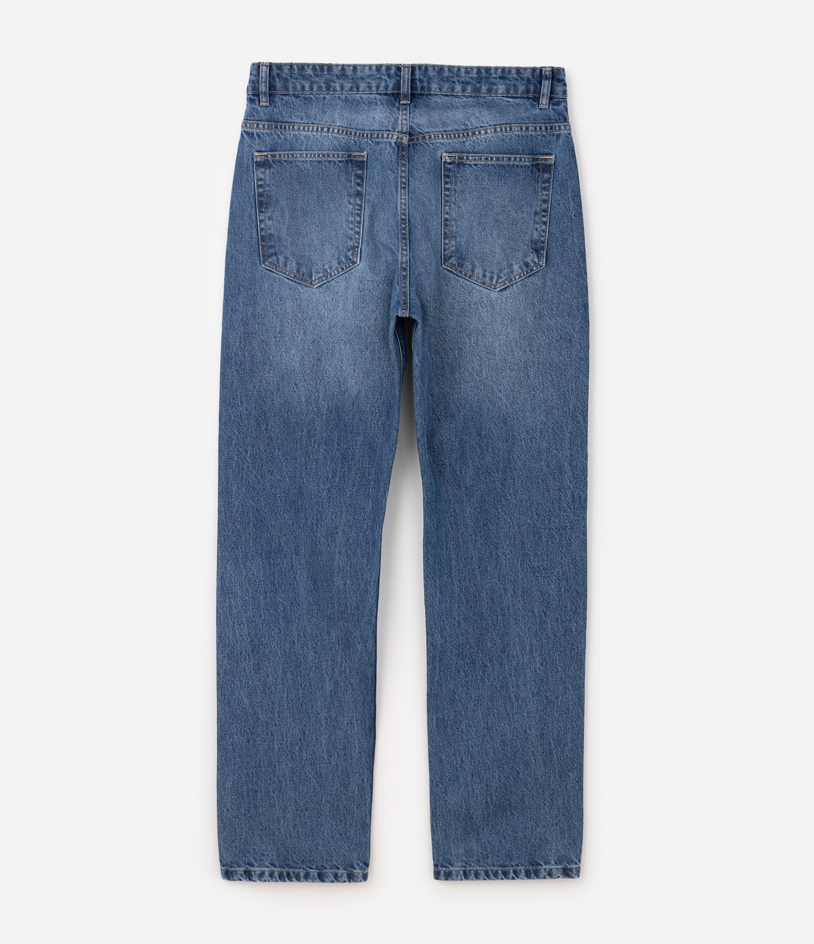 Calça Jeans Reta Azul 2