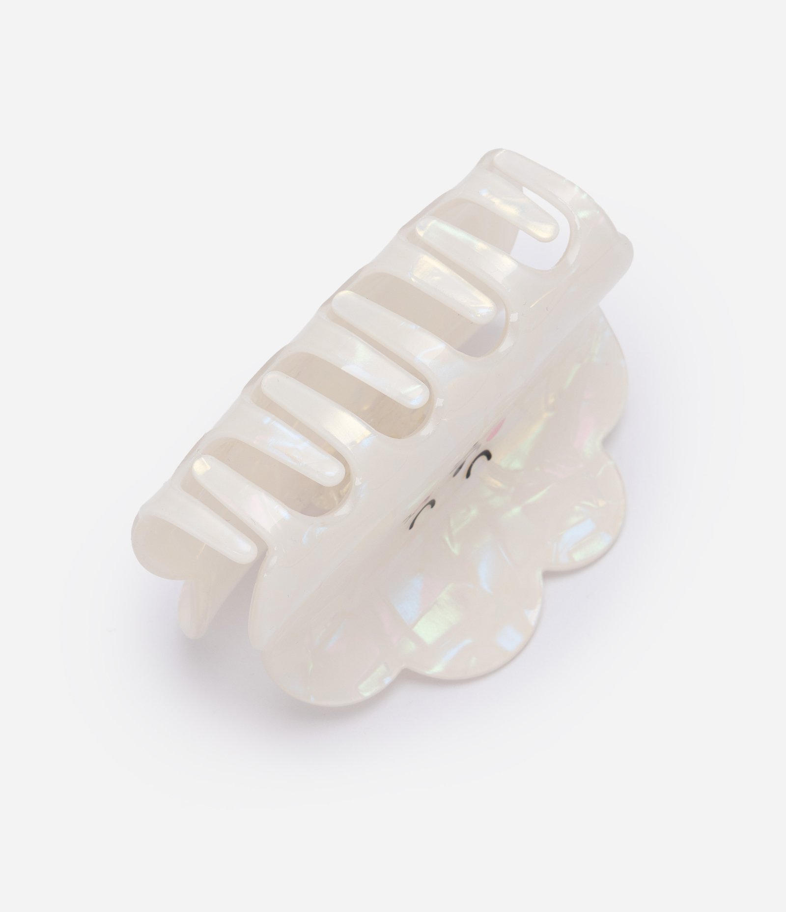 Piranha de Cabelo em Plástico com Formato de Nuvem Branco 2