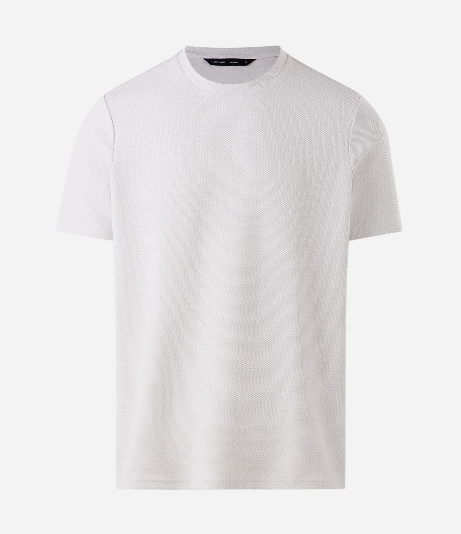 Camiseta Regular Com Tecnologia Performance Não Amassa Off White 1