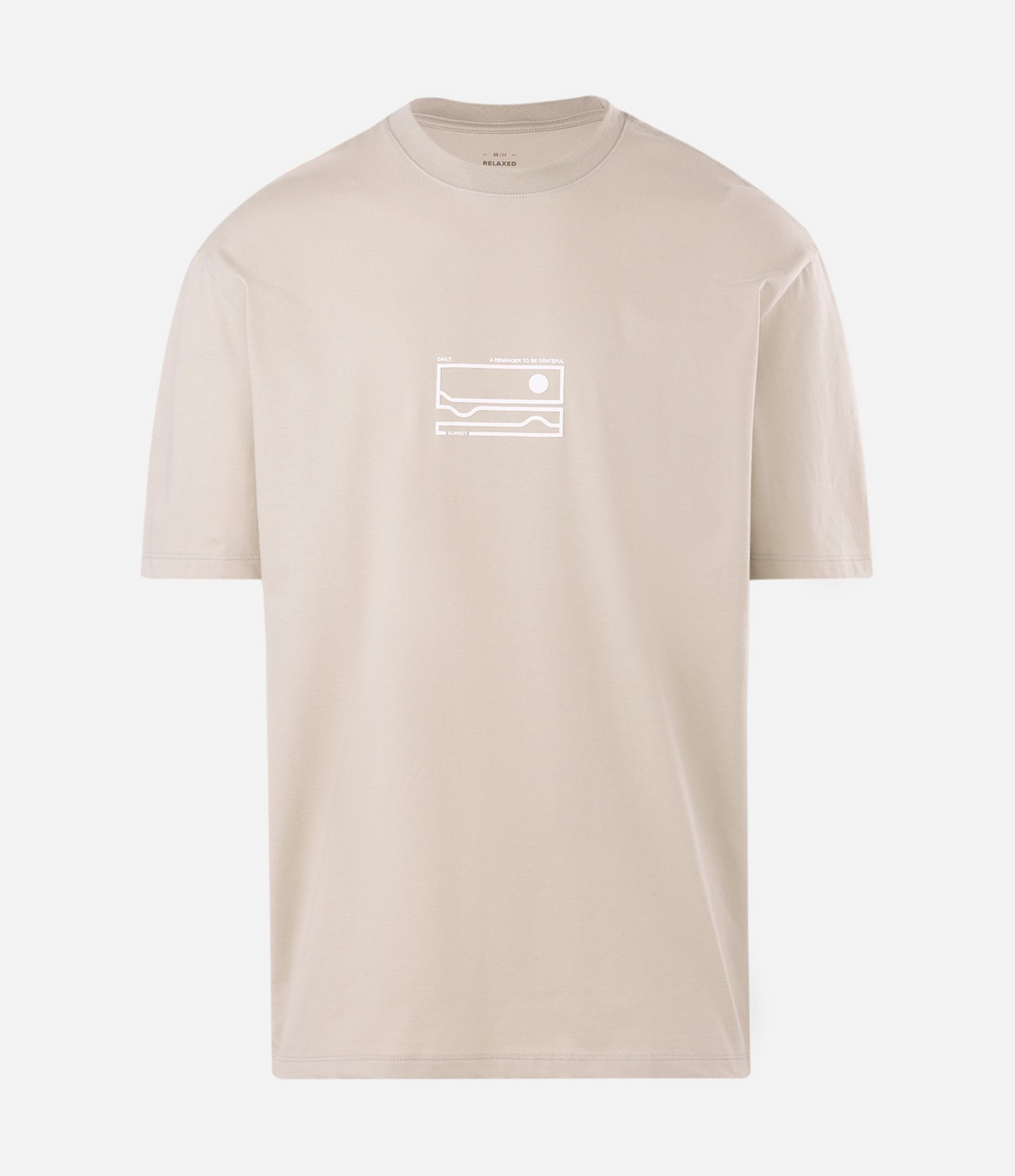 Camiseta Relaxed Praia com Estampa de Sol Verde 5