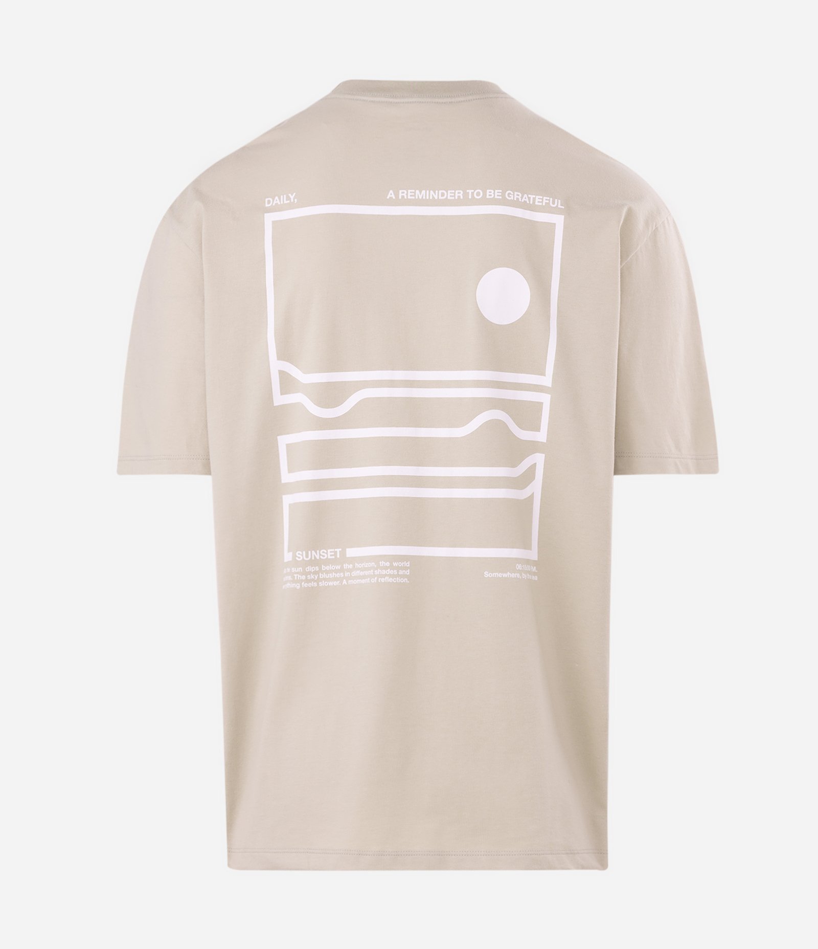 Camiseta Relaxed Praia com Estampa de Sol Verde 6