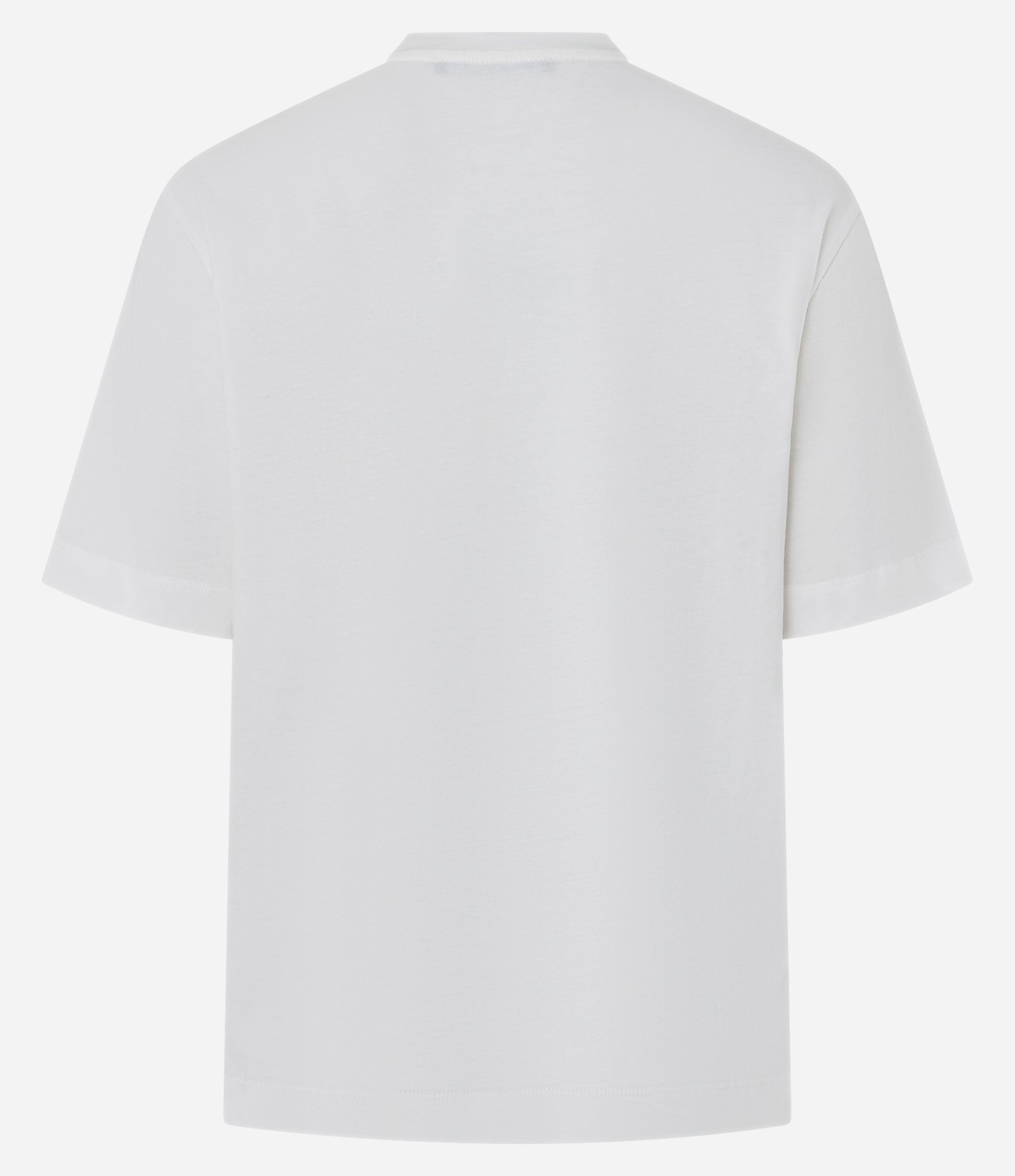 Camiseta em Algodão com Flores Aplicadas e Detalhes Brilhantes Branco 3