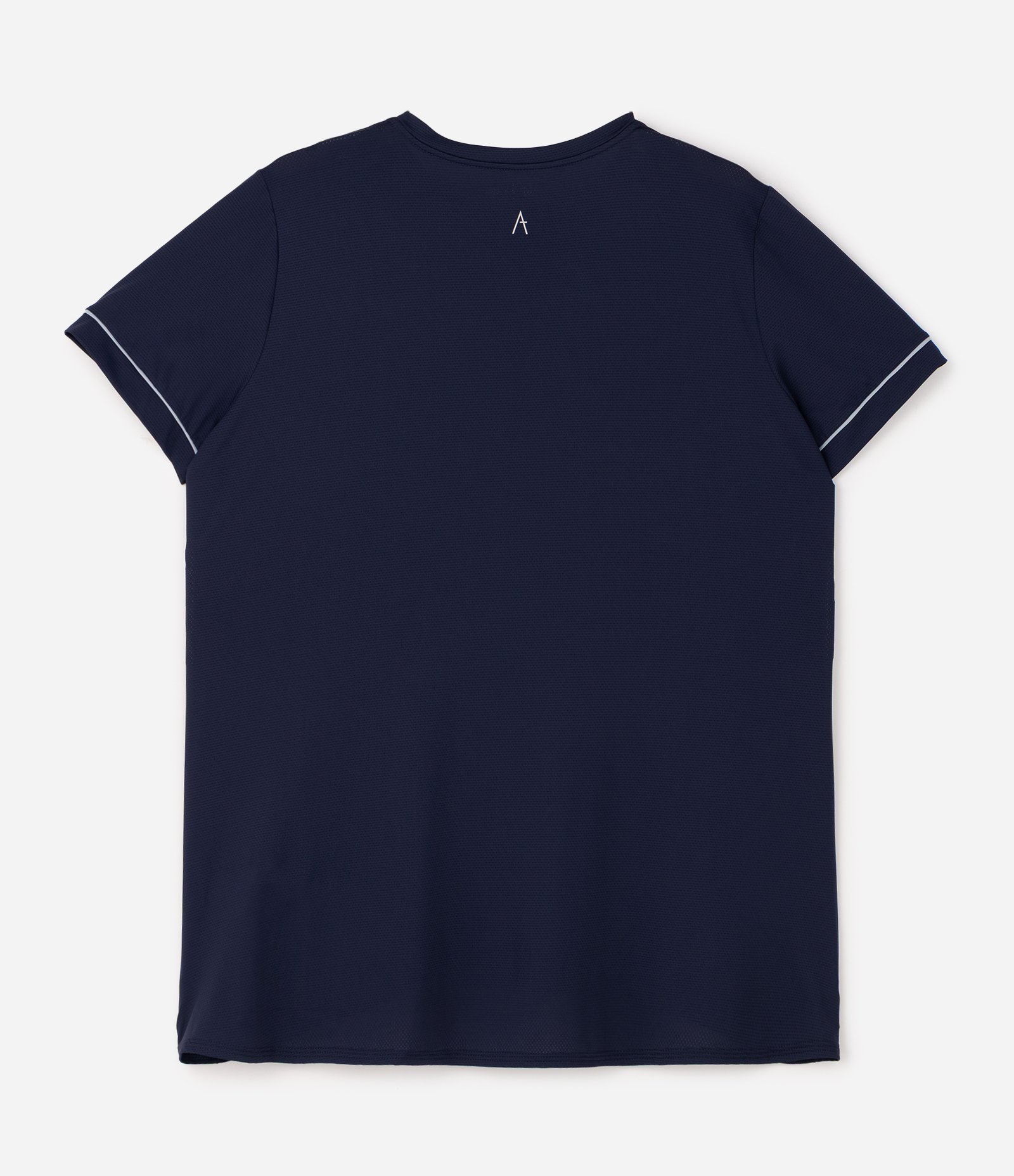 Camiseta Esportiva Comfort Alongada Dry em Poliamida Curve & Plus Size Azul 6