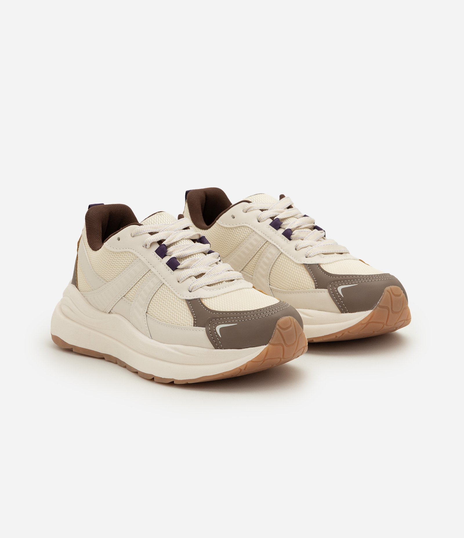 Tênis Jogging Casual com Recortes Estruturados Off White 3