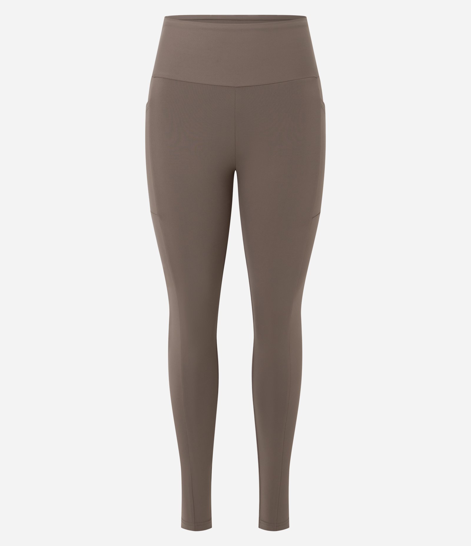 Calça Legging Esportiva com Bolsos Laterais Marrom 5