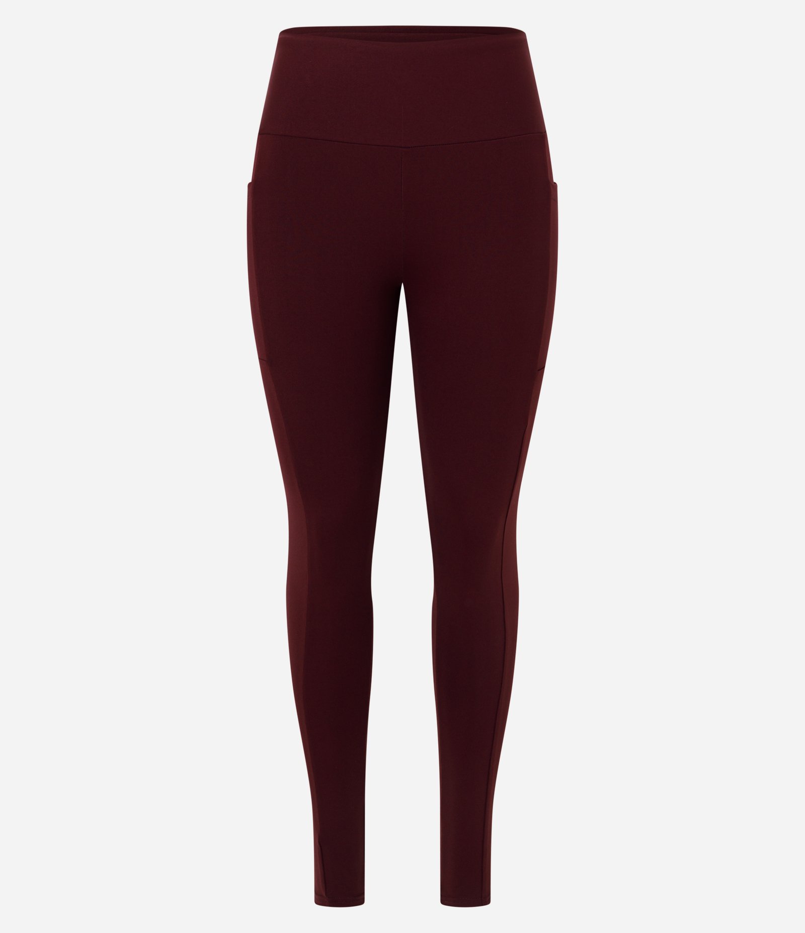 Calça Legging Esportiva com Bolsos Laterais Bordô 1