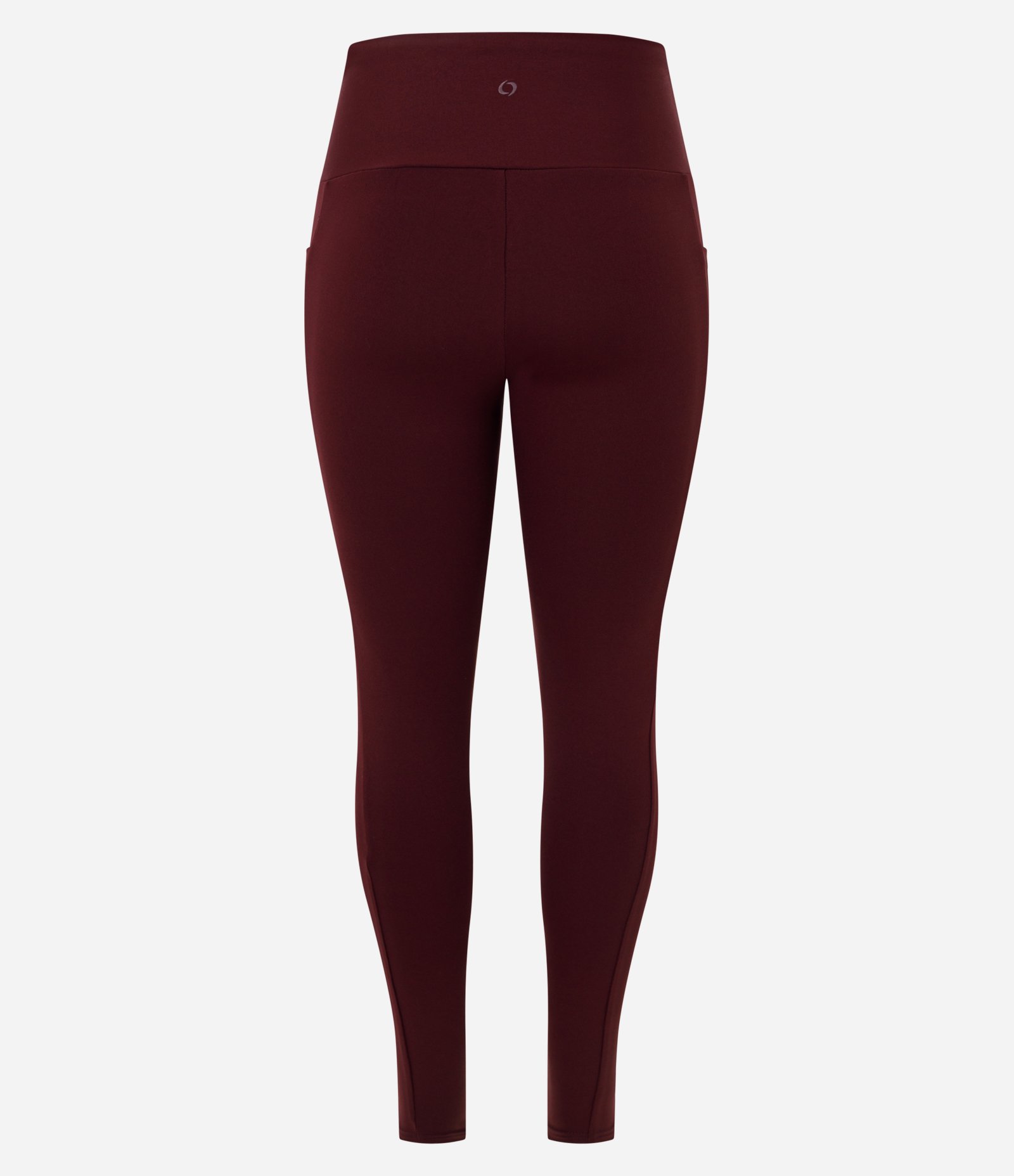 Calça Legging Esportiva com Bolsos Laterais Bordô 2