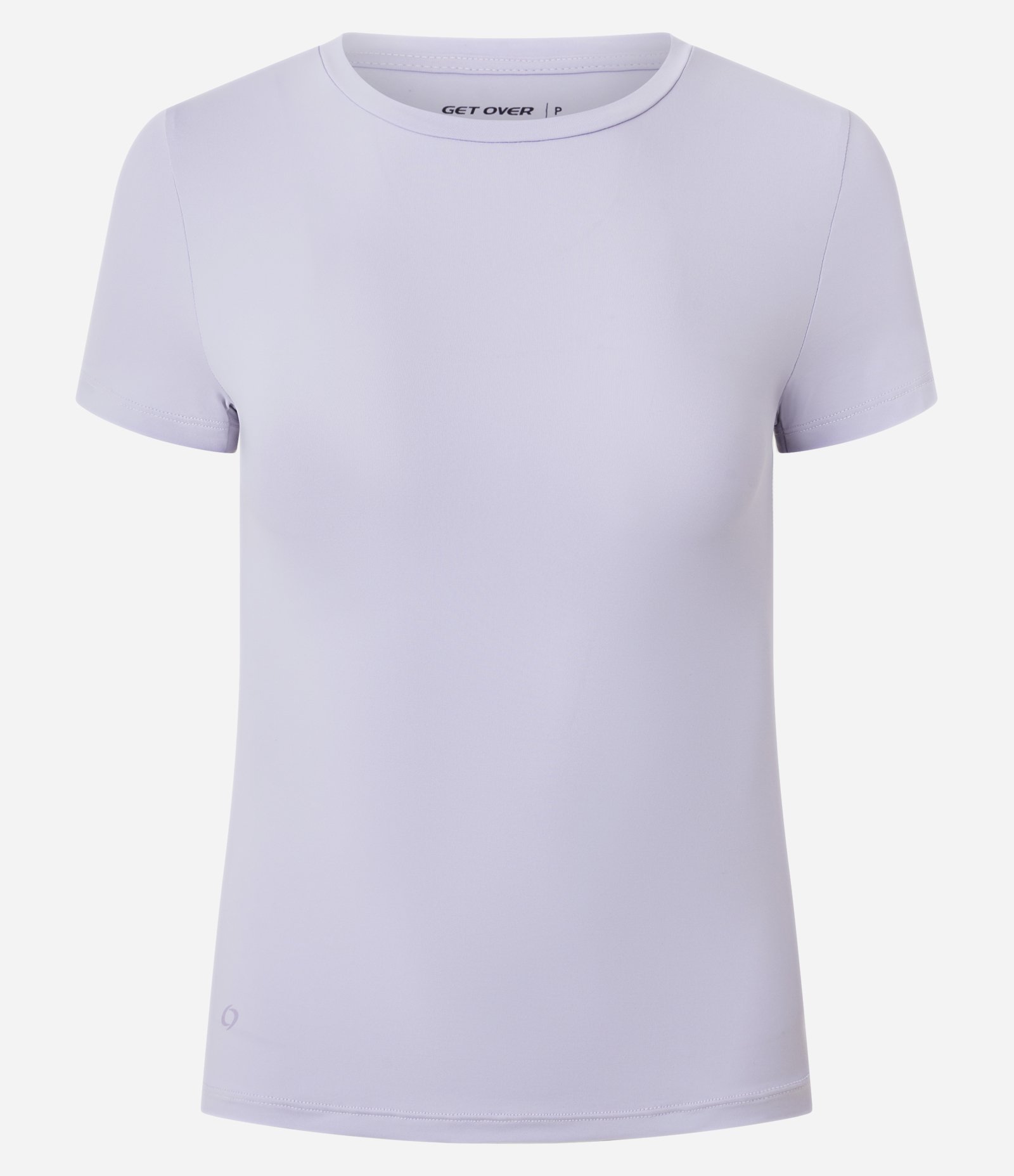 Camiseta Esportiva Ajustada em Microfibra Lilás 5