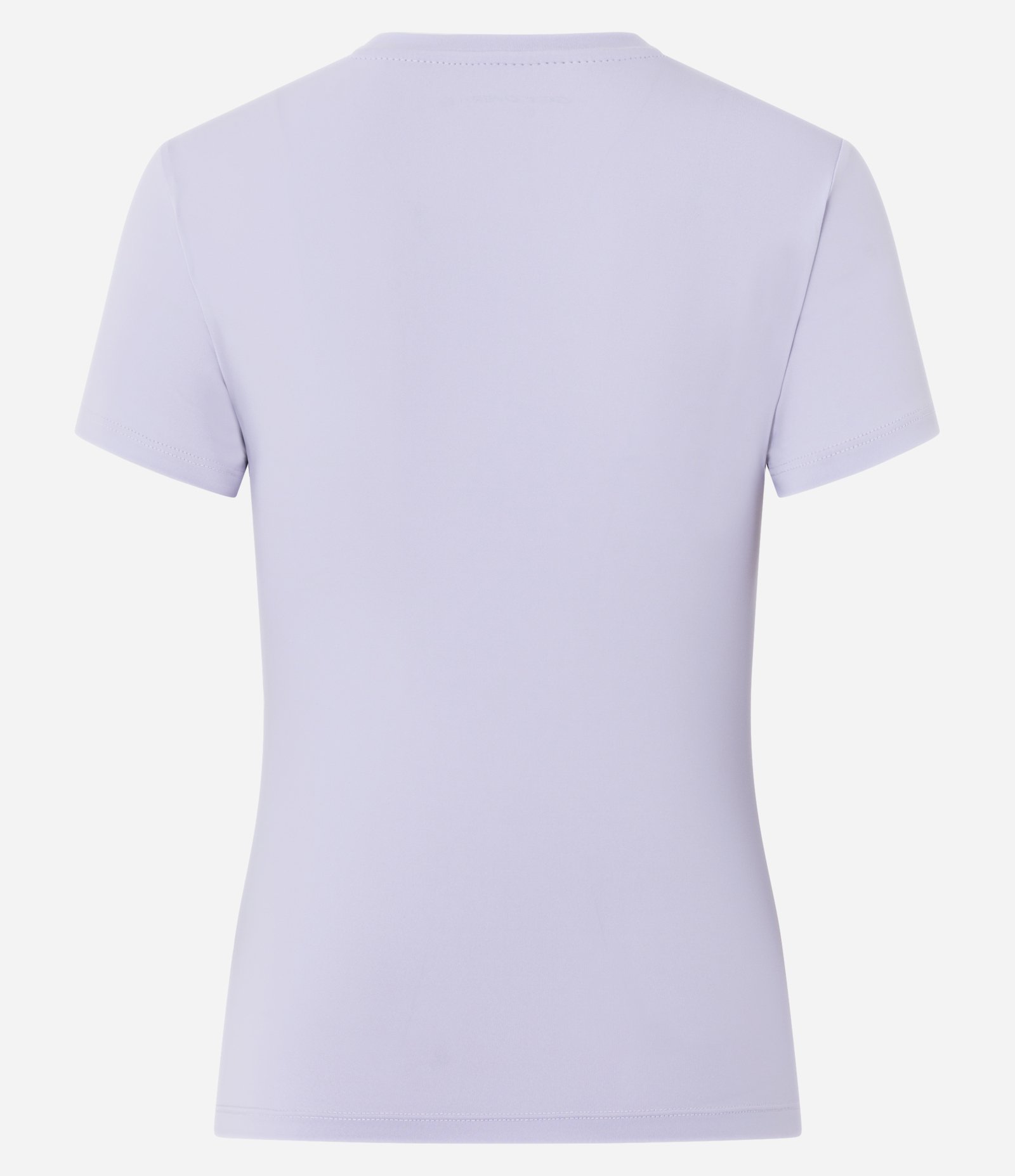 Camiseta Esportiva Ajustada em Microfibra Lilás 6
