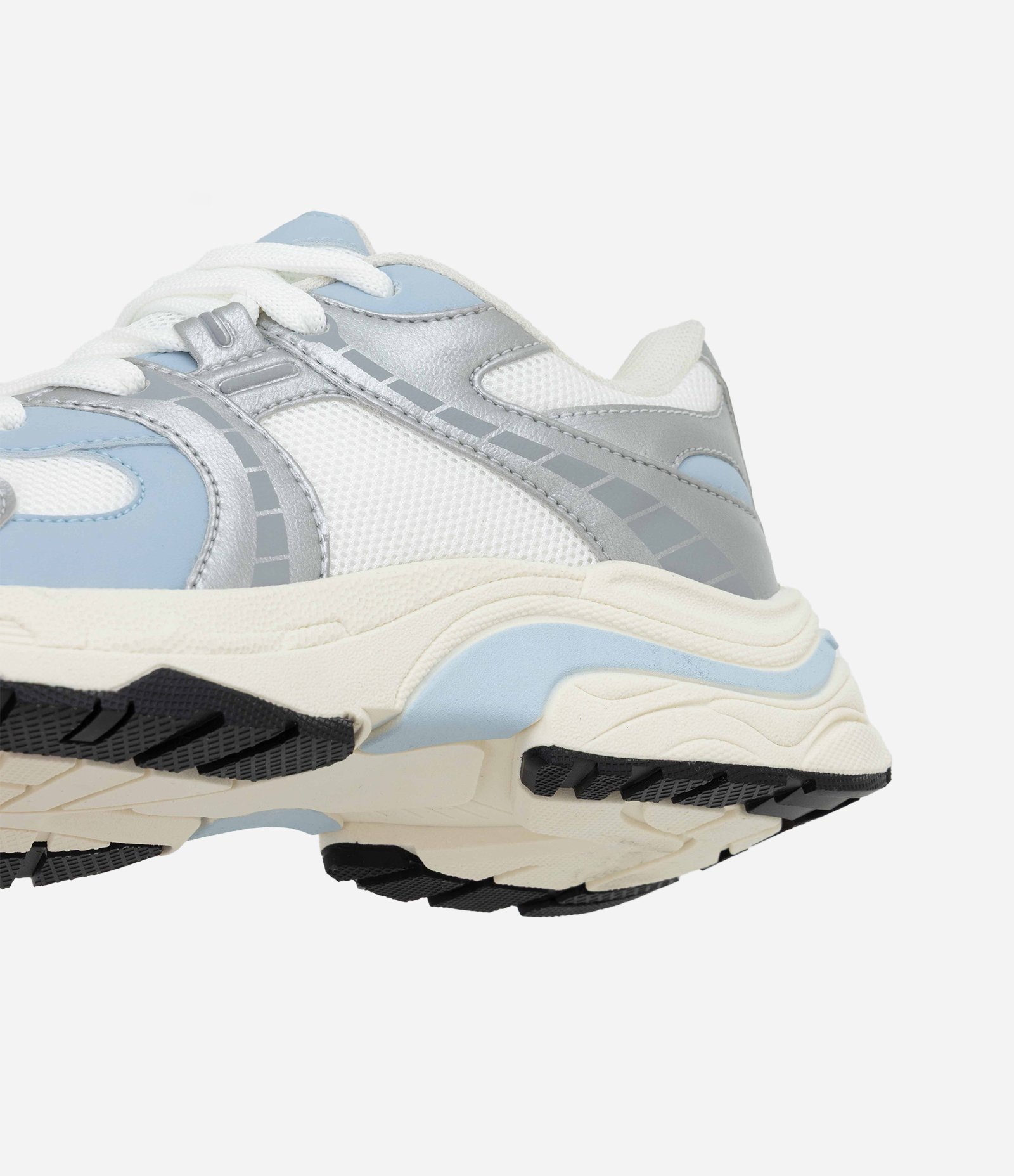 Tênis Jogging com Recortes Metalizados Azul/Cinza 4
