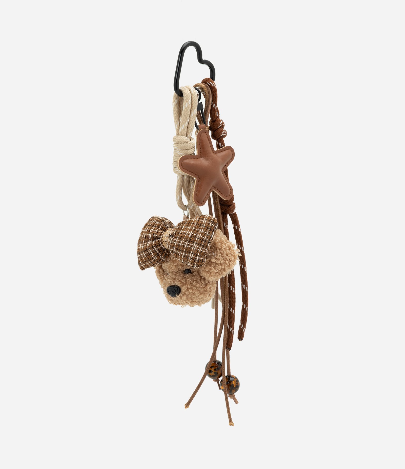 Chaveiro Infantil Ursinho com Laço Decorativo - Tam U Marrom 2