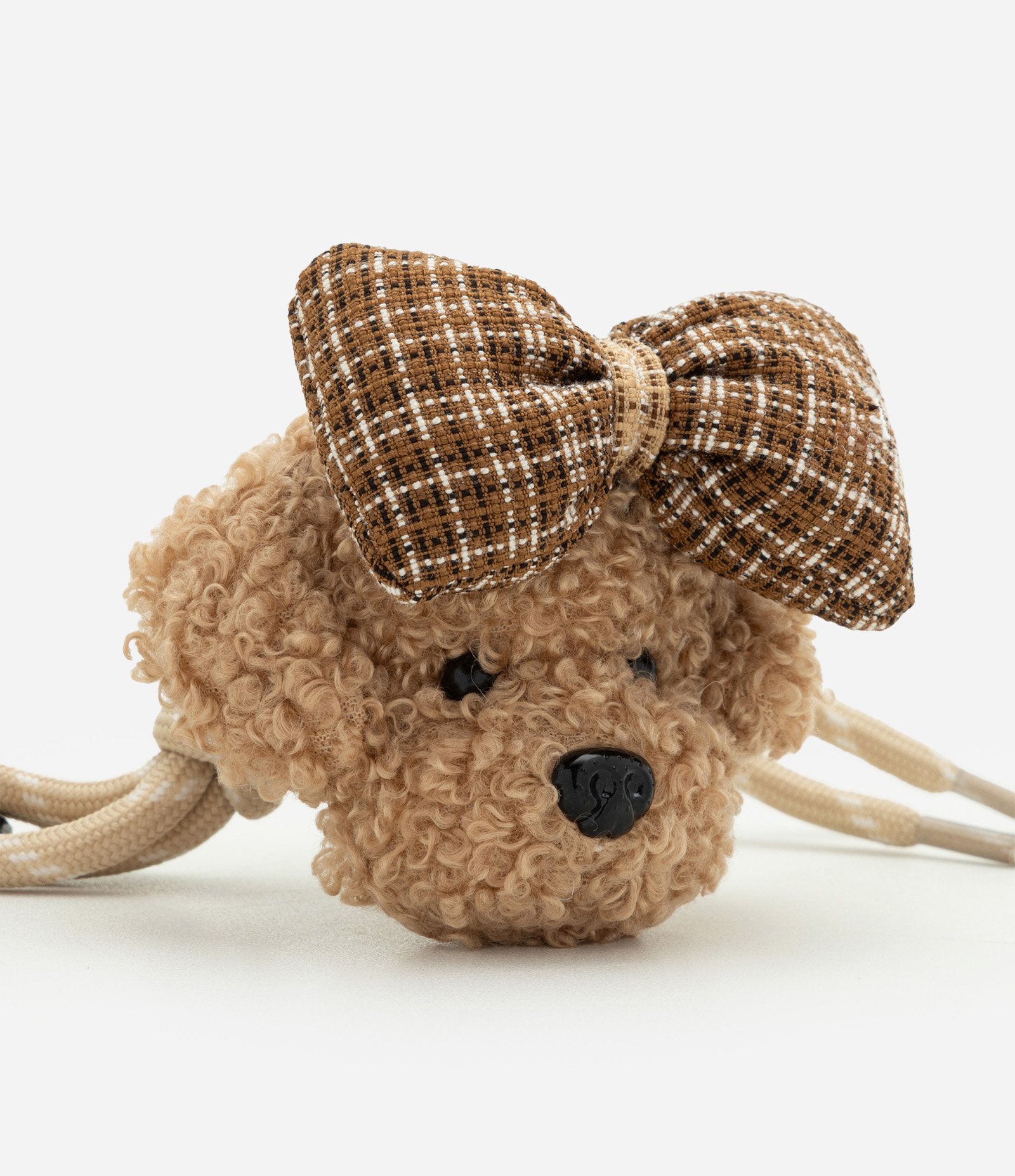 Chaveiro Infantil Ursinho com Laço Decorativo - Tam U Marrom 3