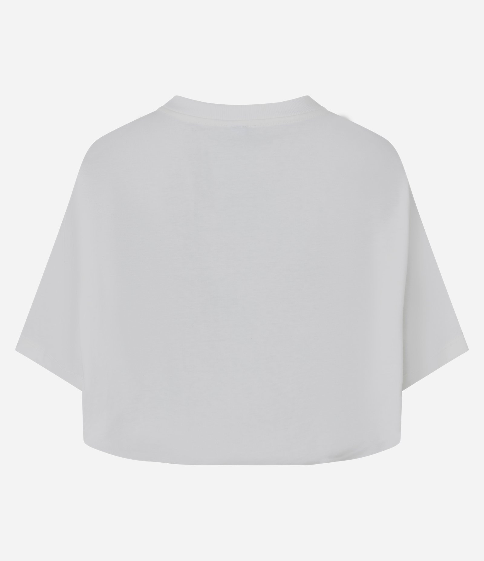 Blusa Boxy em Algodão com Barra Balonê Branco 5