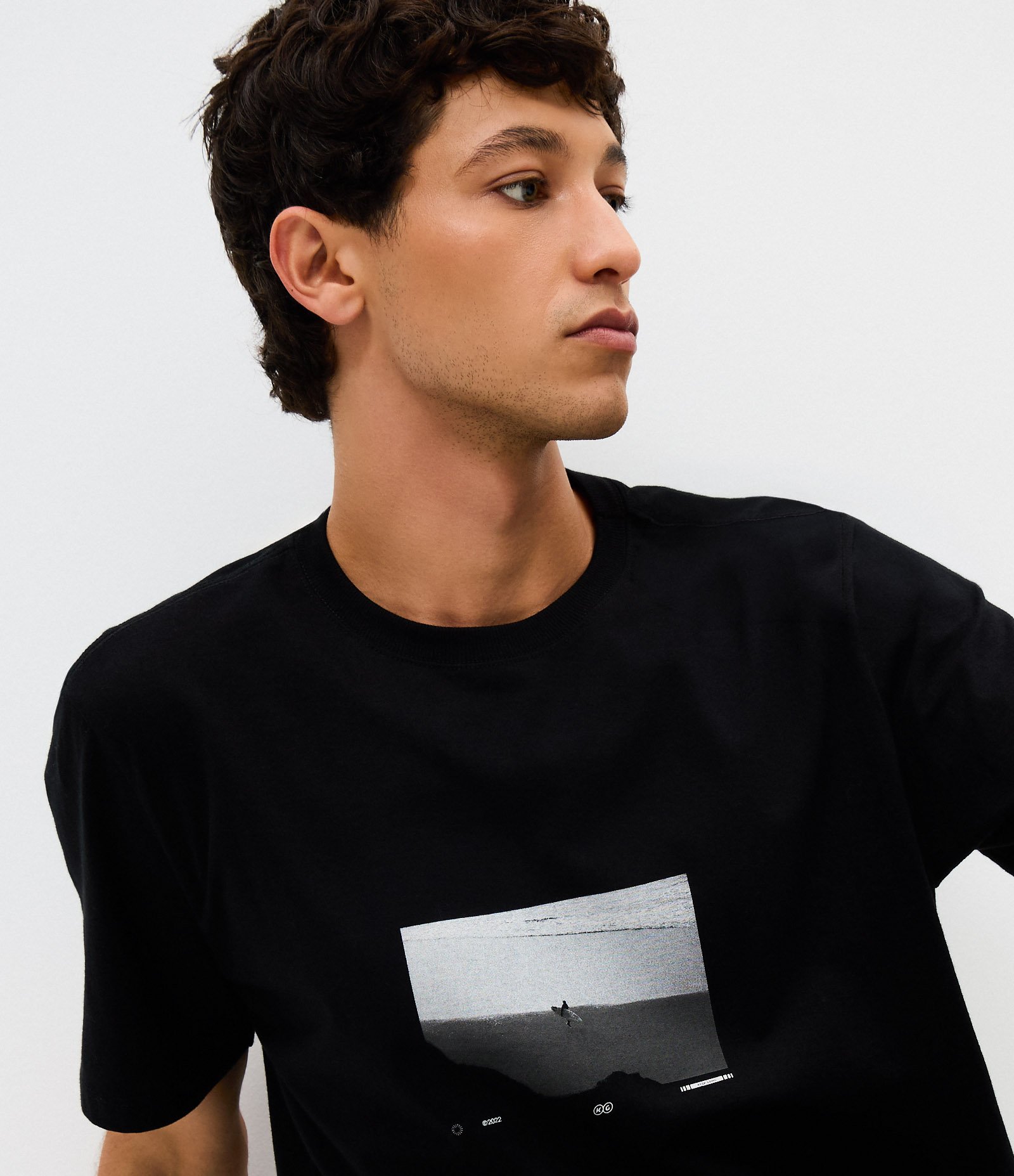 Camiseta Comfort com Estampa Photoprint e Toque Premium Preto 3