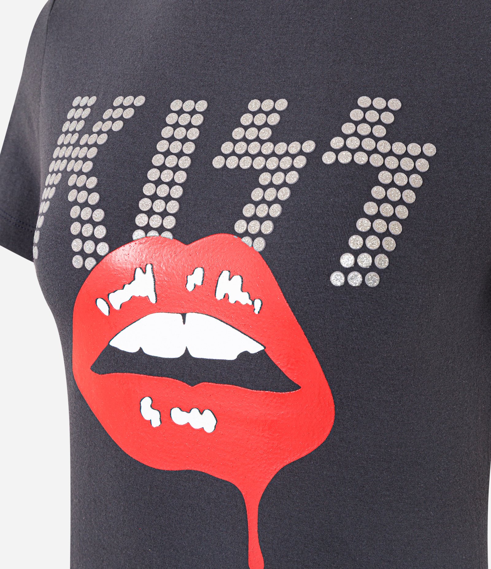 Camiseta Baby Tee KISS Preto 6