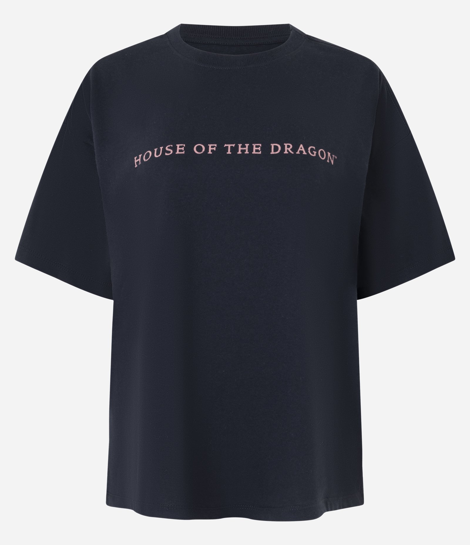 Camiseta em Algodão com Estampa House Of The Dragon Preto 1
