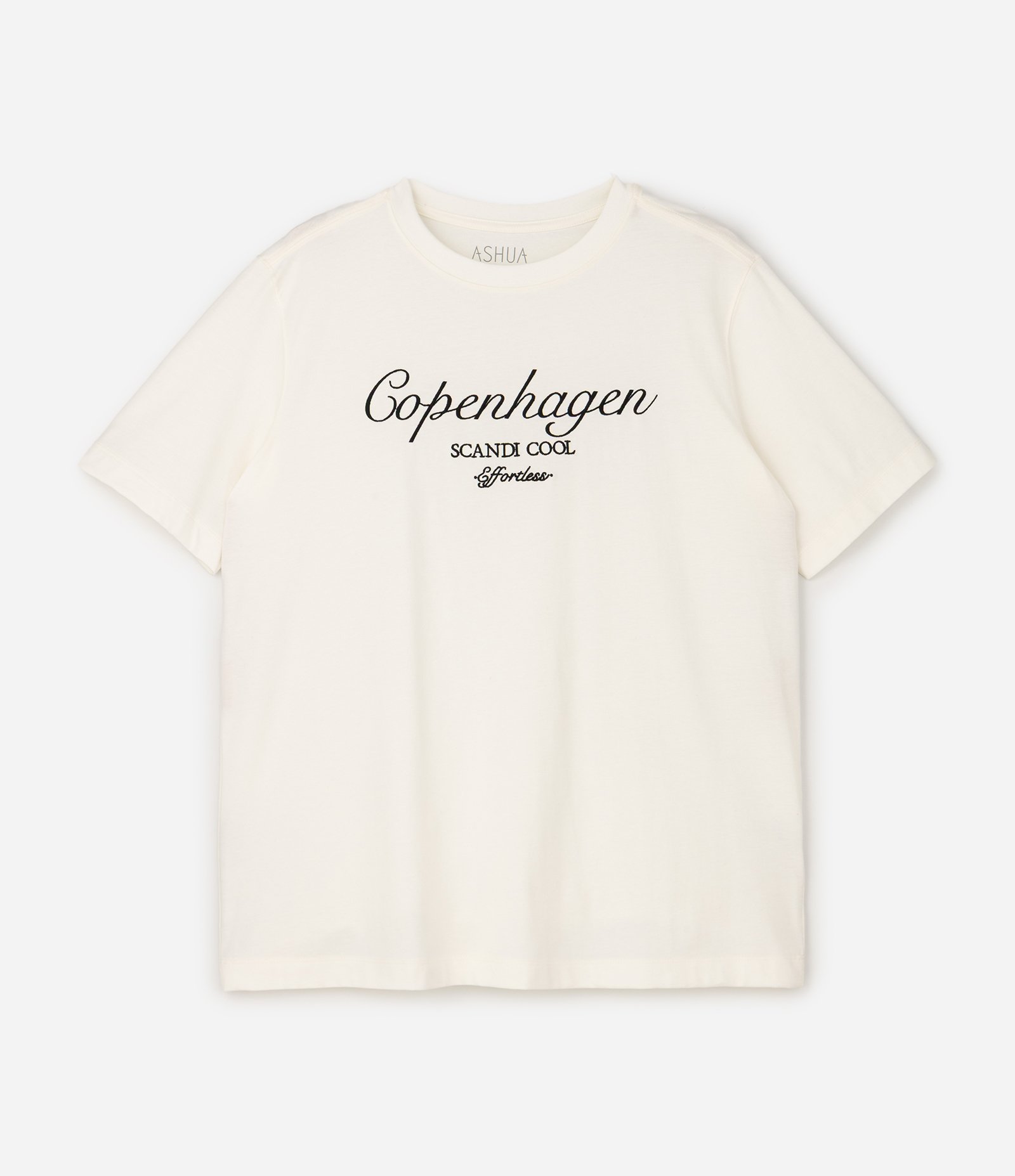 Blusa Alongada em Algodão com Bordado Copenhagen Curve & Plus Size Off White 5