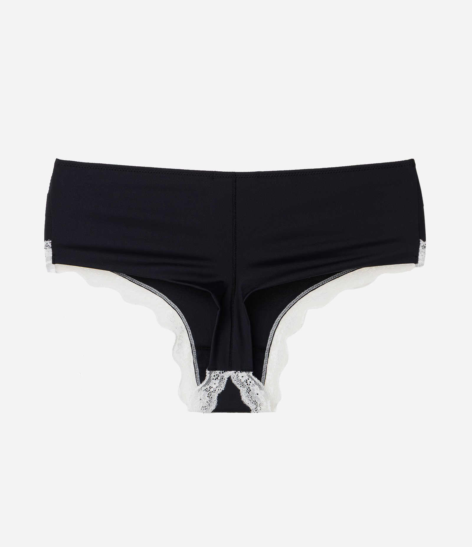 Calcinha Hot Pants com Renda Curve & Plus Size Preto 2