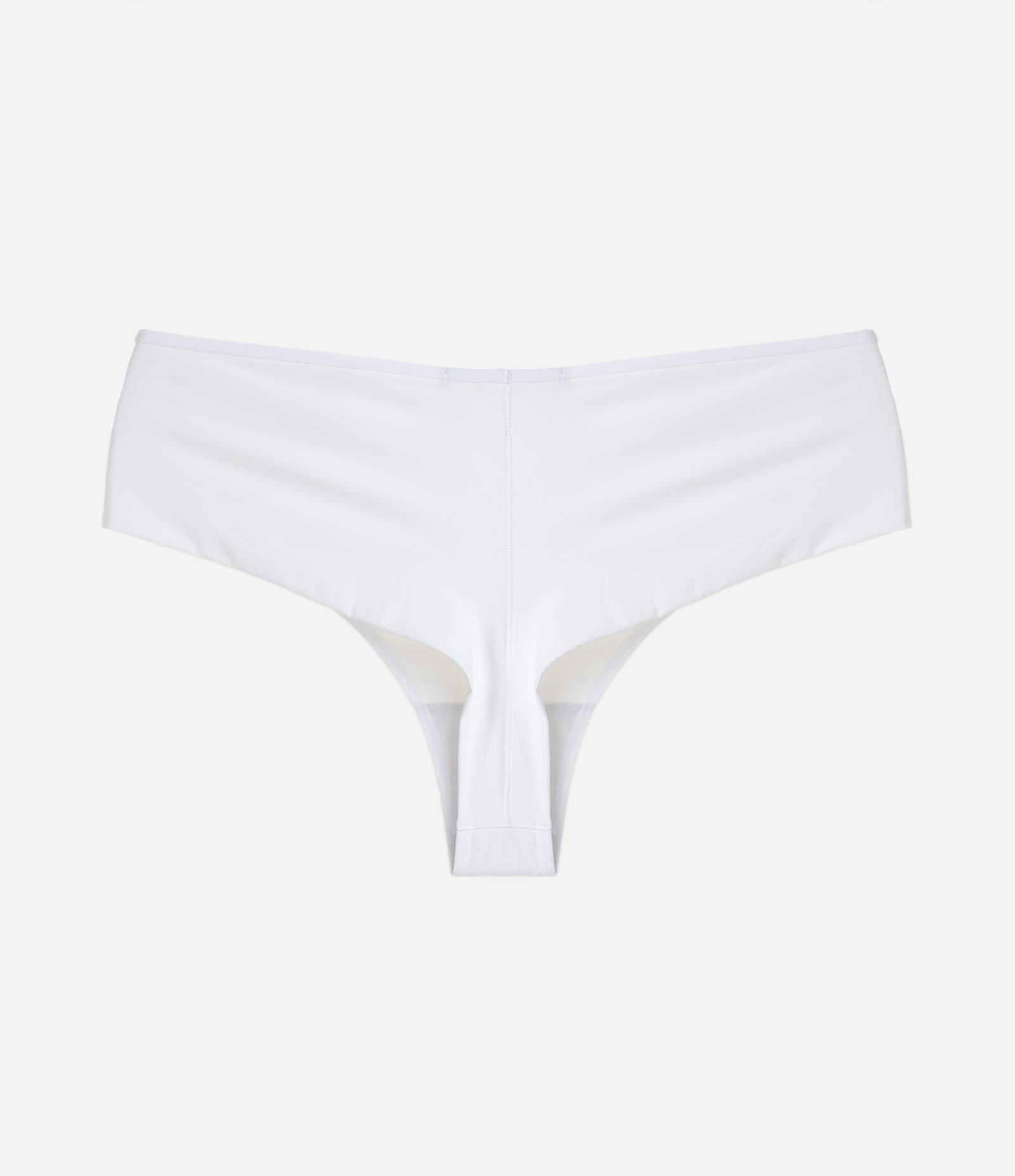 Calcinha Hot Pant Microfibra com Renda Curve & Plus Size Branco 6