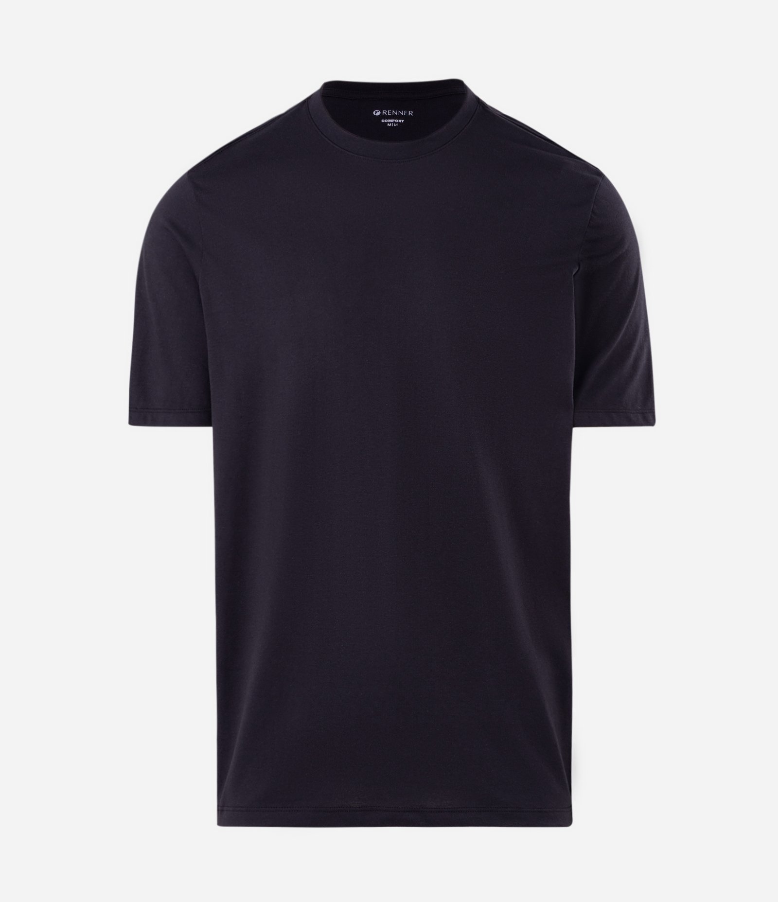 Camiseta de Pijama em Meia Malha Preto 4