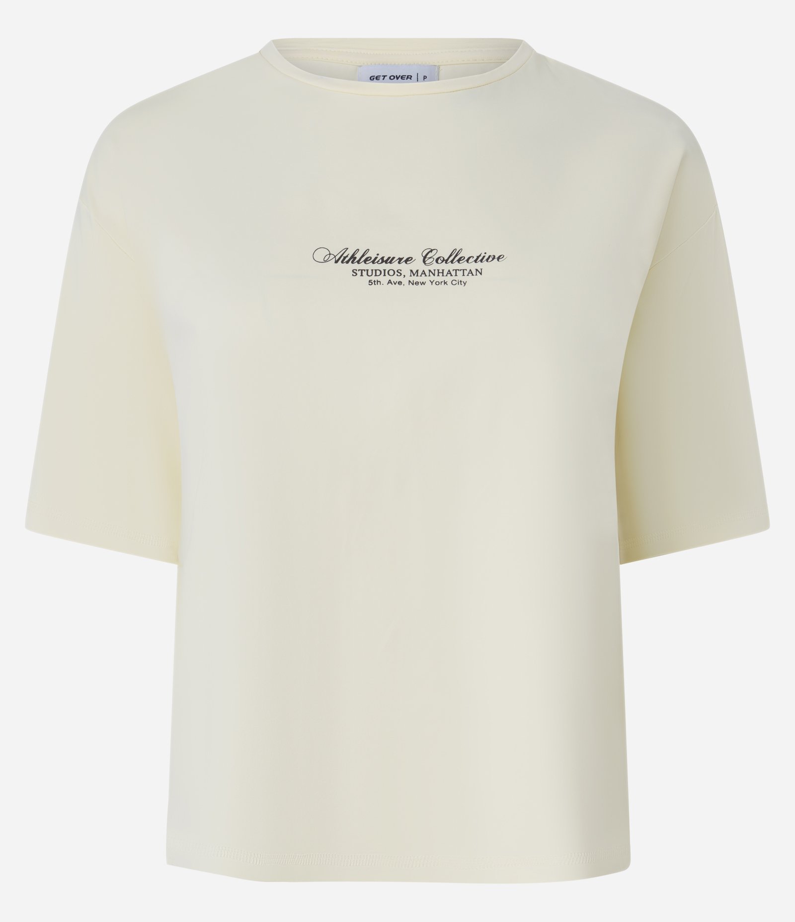 Camiseta Boxy Esportiva em Microfibra com Lettering Amarelo 5