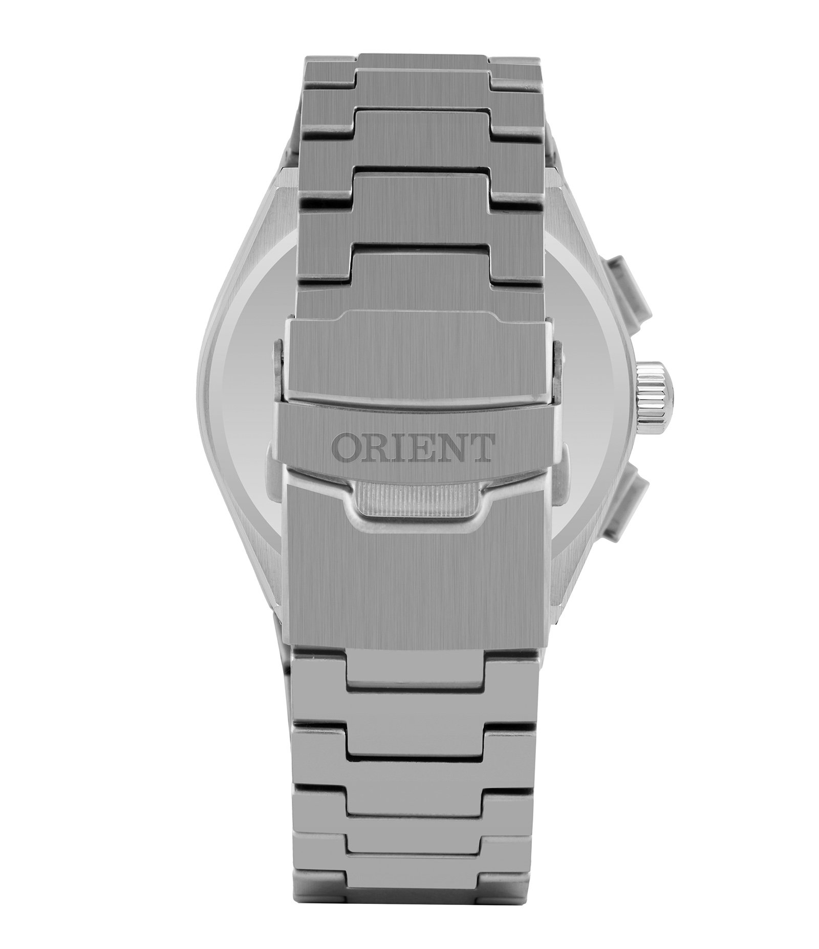 Relogio Analógico Orient Solartech em Aço MBSSC274 S1SX Prata 3