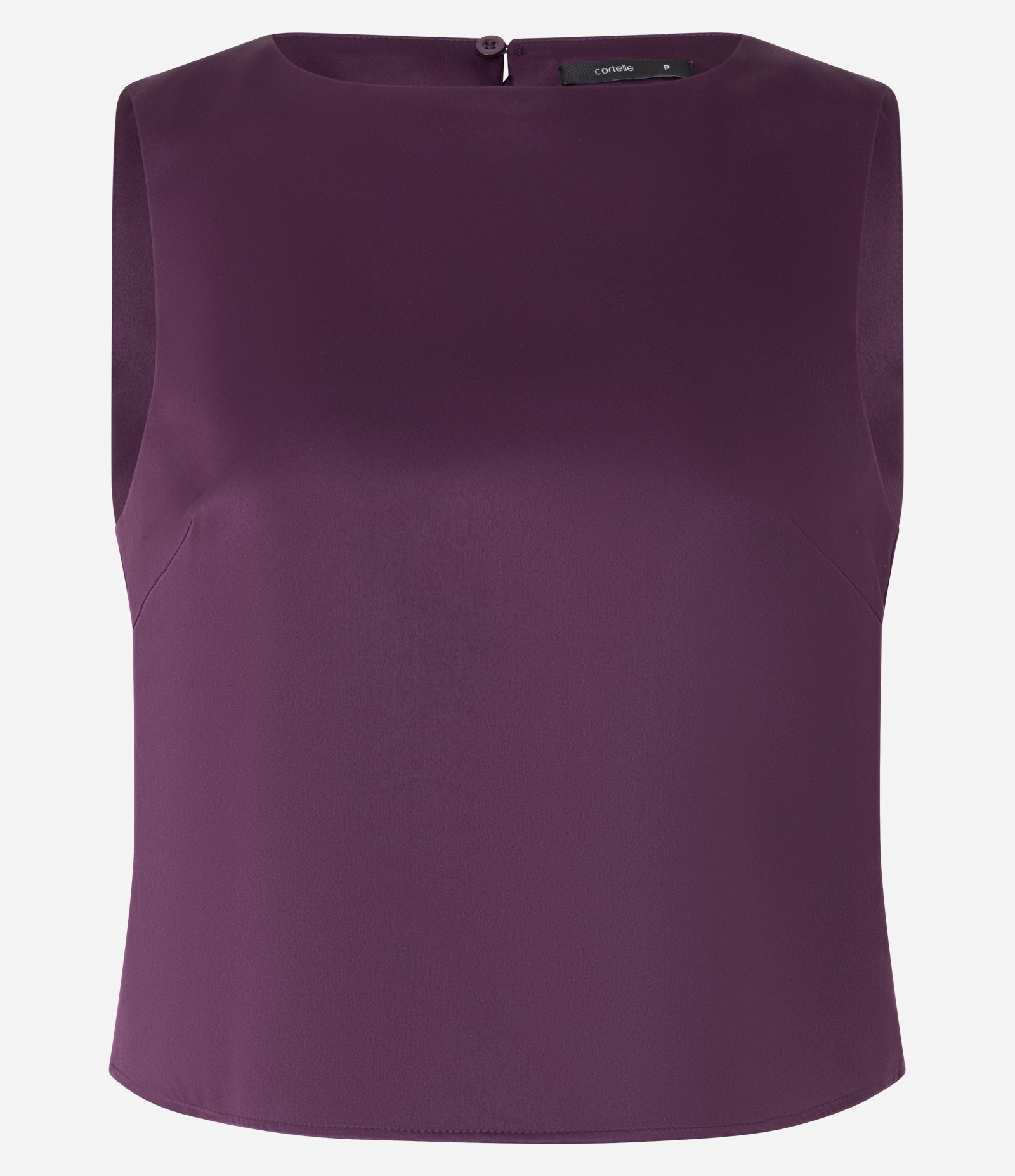 Blusa Acetinada com Laços nas Costas Roxo 5