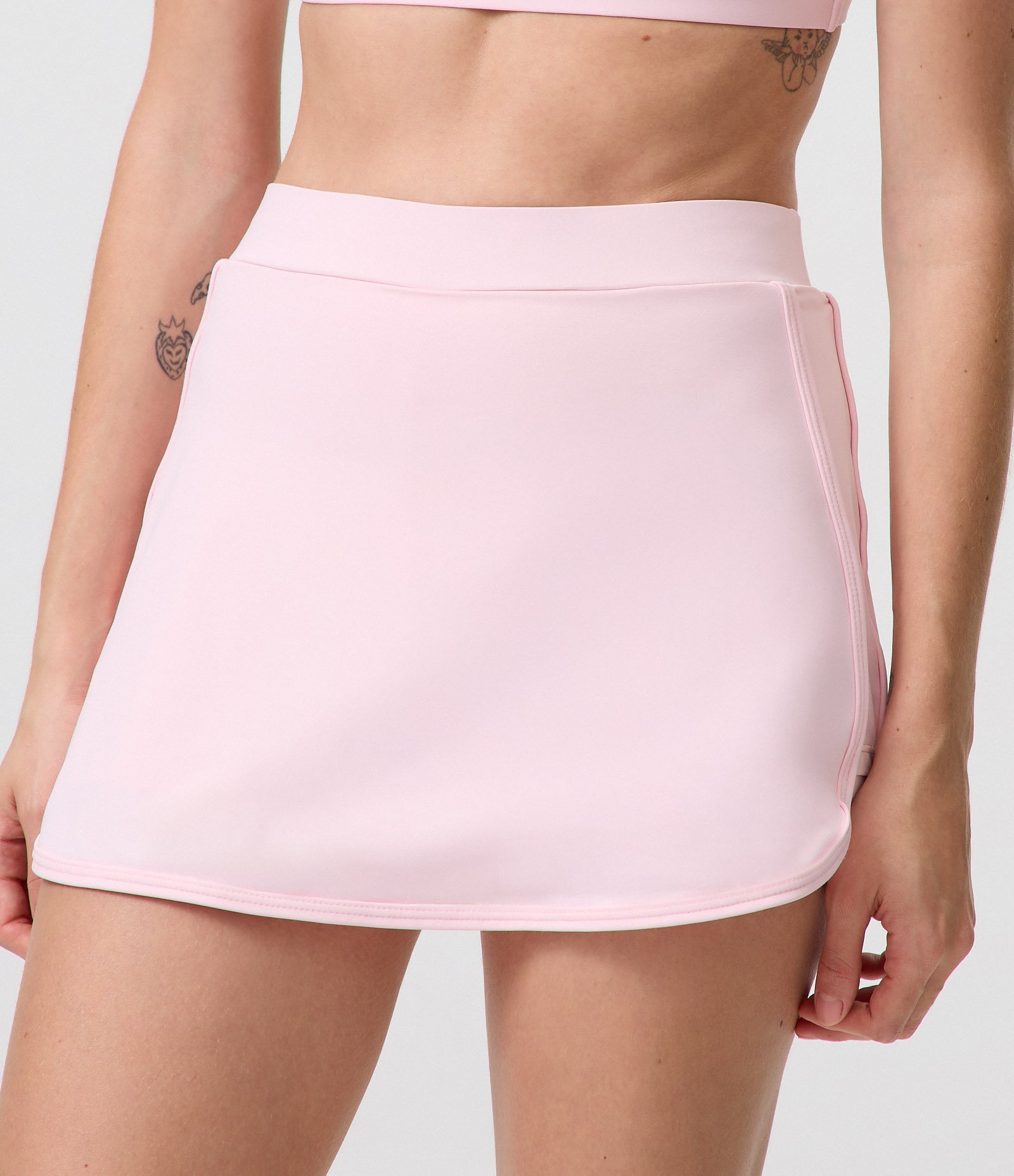Short Saia Esportivo em Microfibra com Bolso Funcional Rosa 2