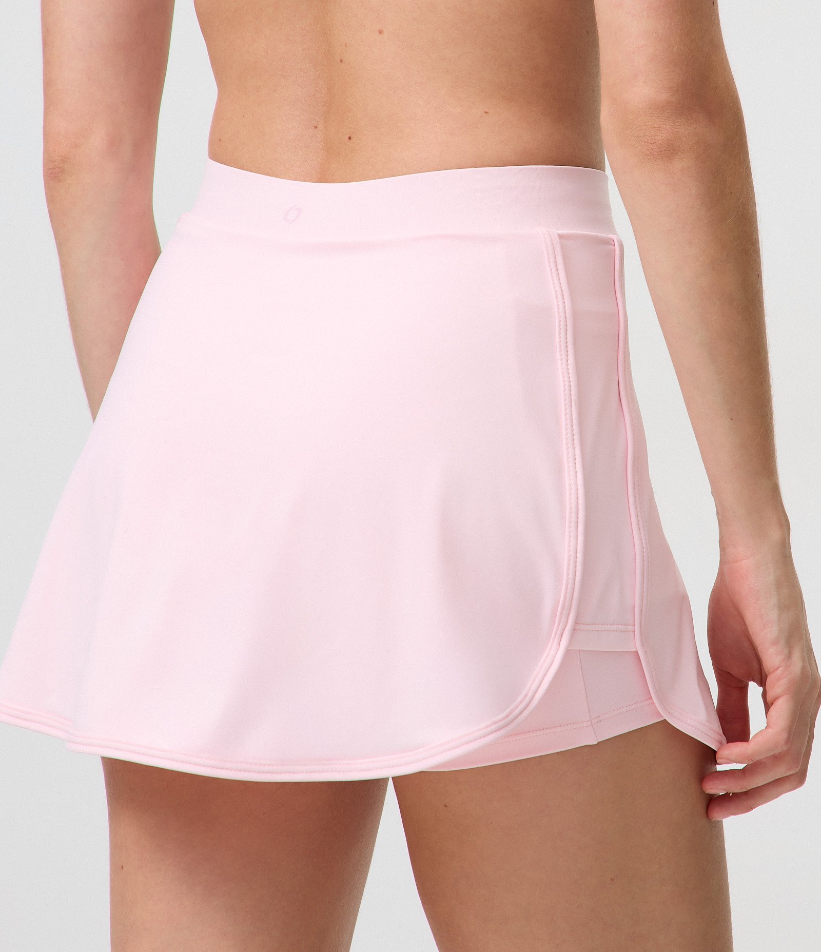 Short Saia Esportivo em Microfibra com Bolso Funcional Rosa 4