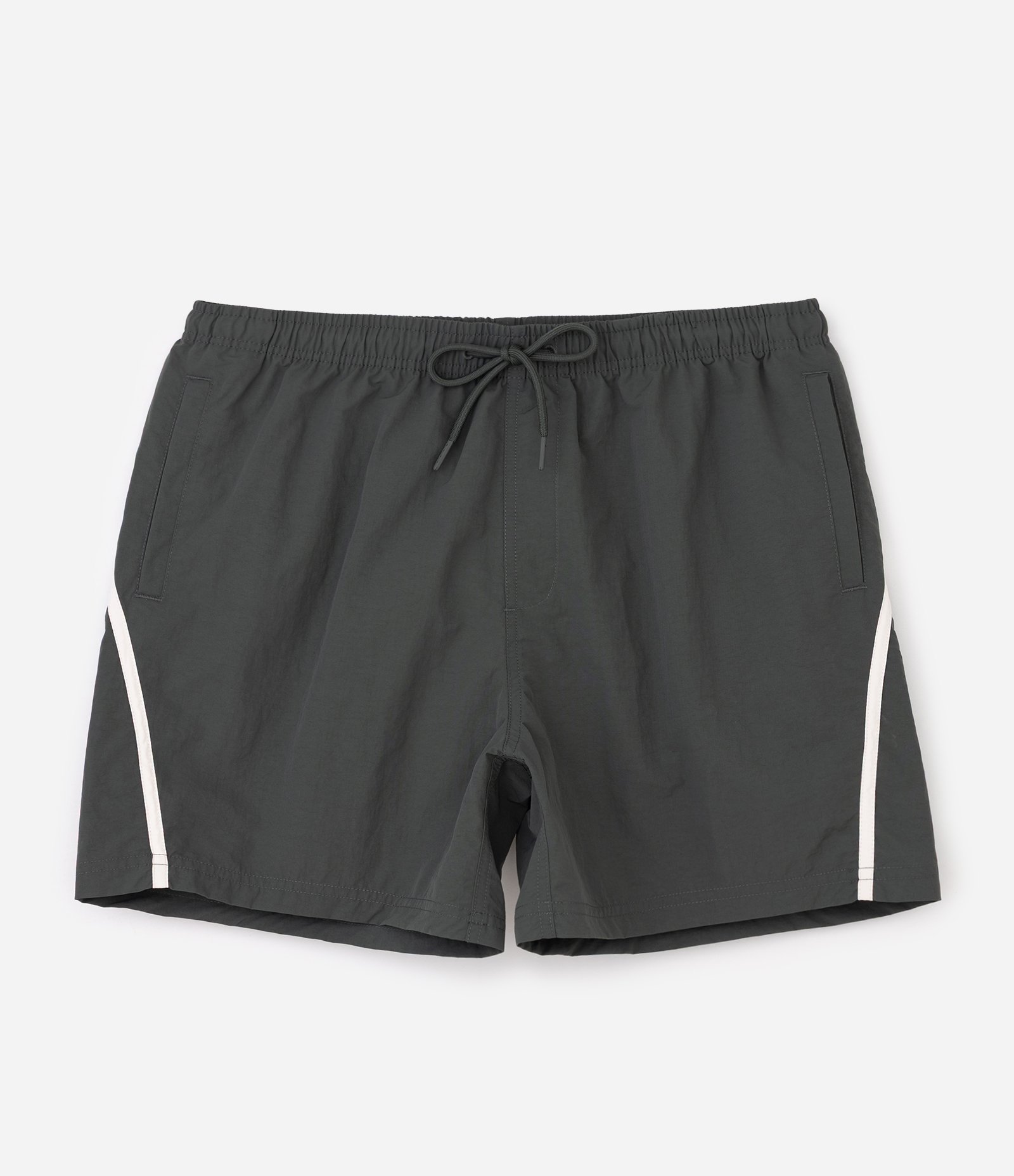 Bermuda de Banho em Poliamida com Linha Lateral Verde 5