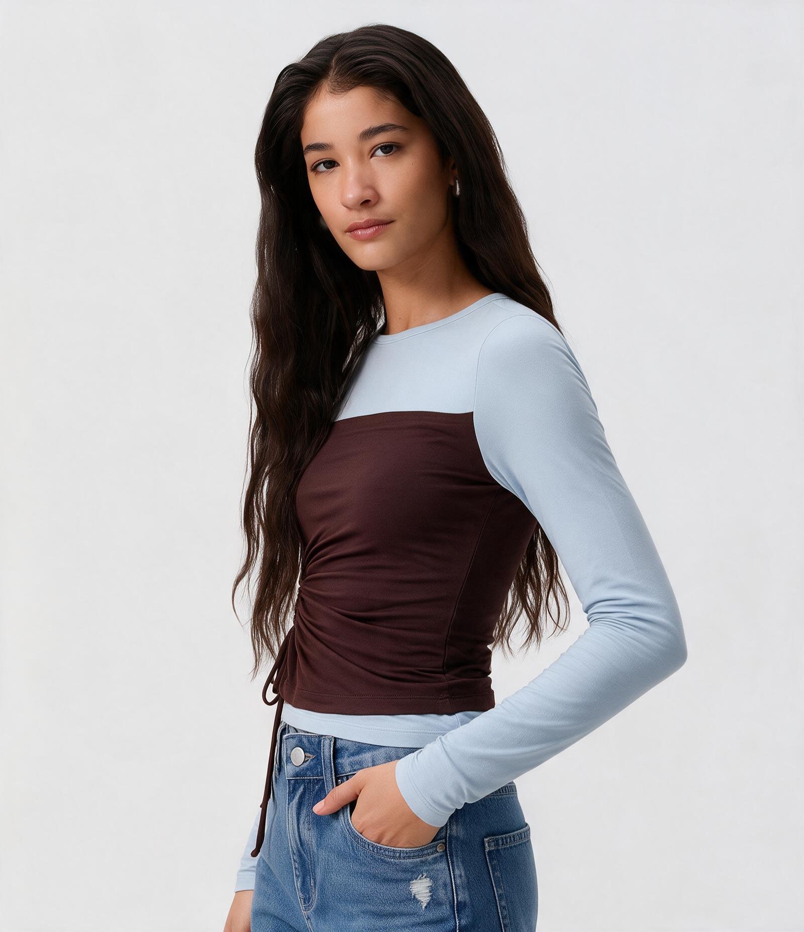 Calça Reta Comfort Jeans com Puído e Cintura Média Azul 2