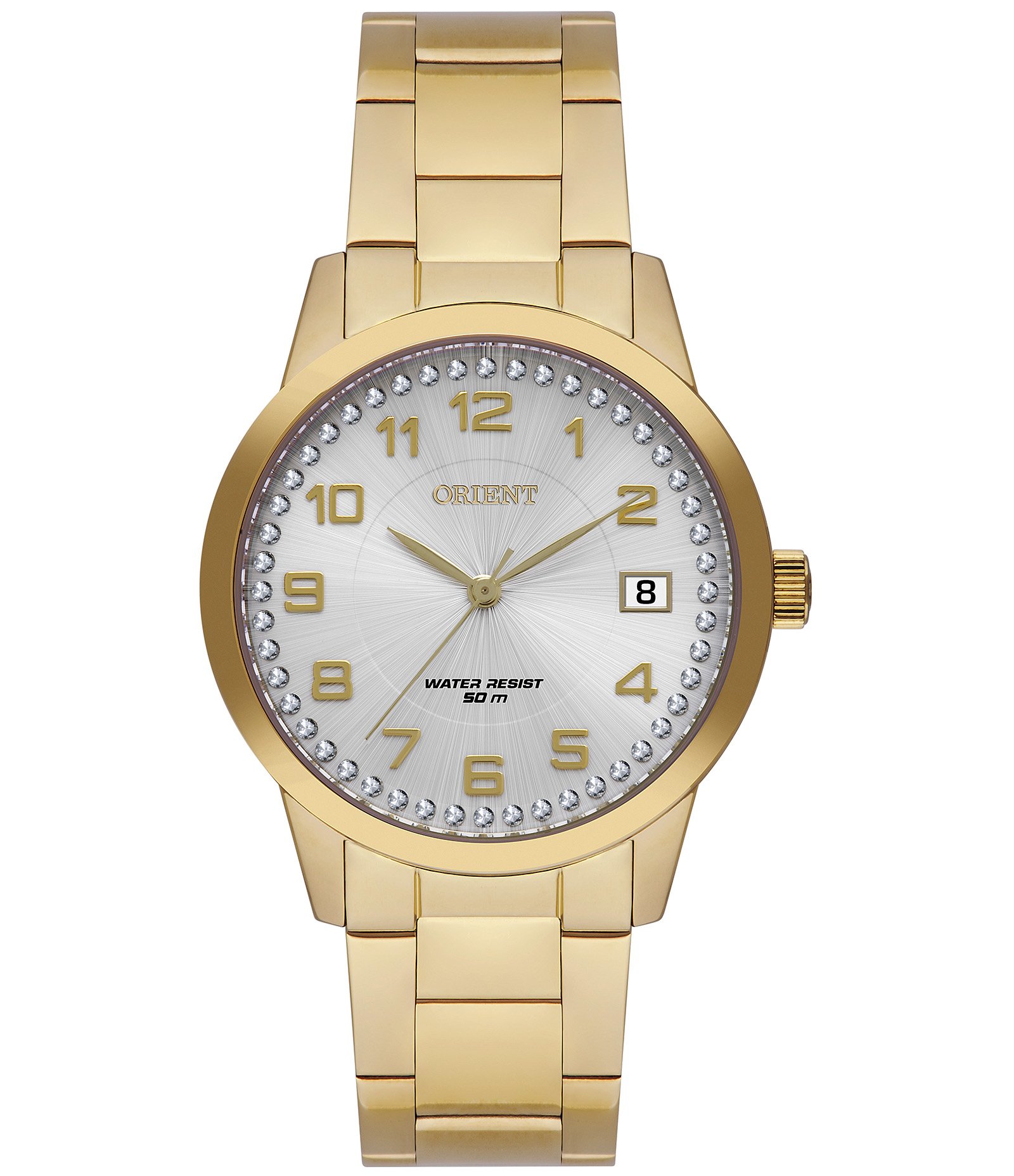 Relógio Analógico Orient em Aço FGSS1237 S2KX Dourado 1