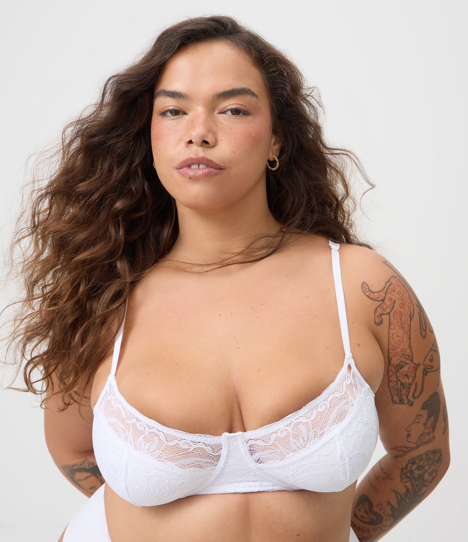 Sutiã sem Bojo Curve & Plus Size Branco 1