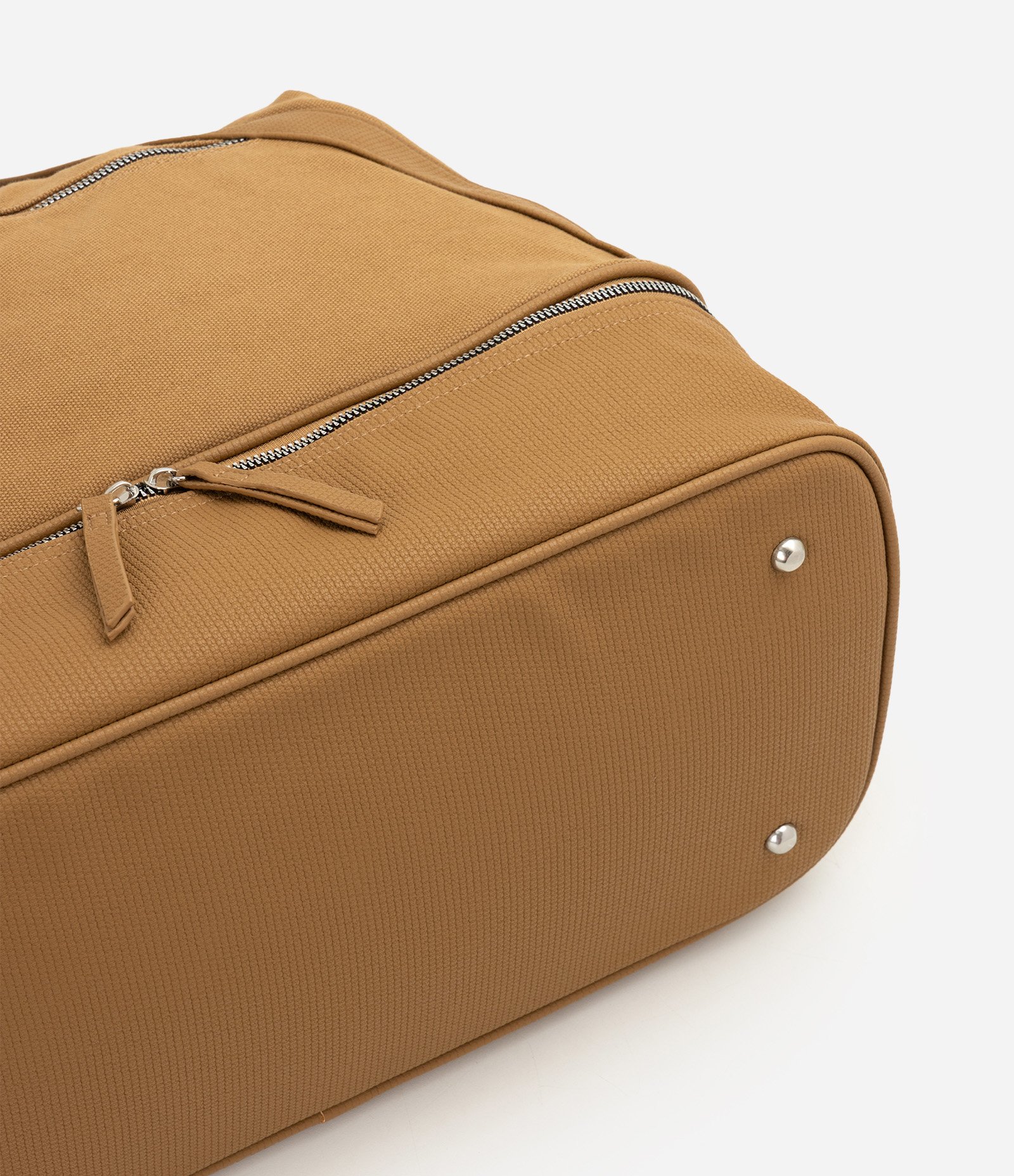 Bolsa Mala com Alça de Mão e Alça Longa Bege 7