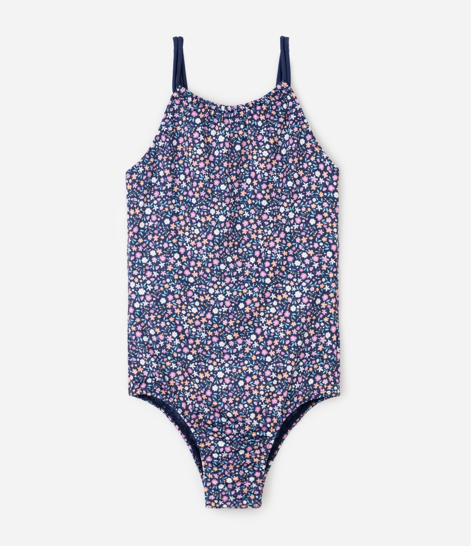Maiô Infantil Accessories Estampa Floral Liberty Tam 7 a 16 Anos Azul 1