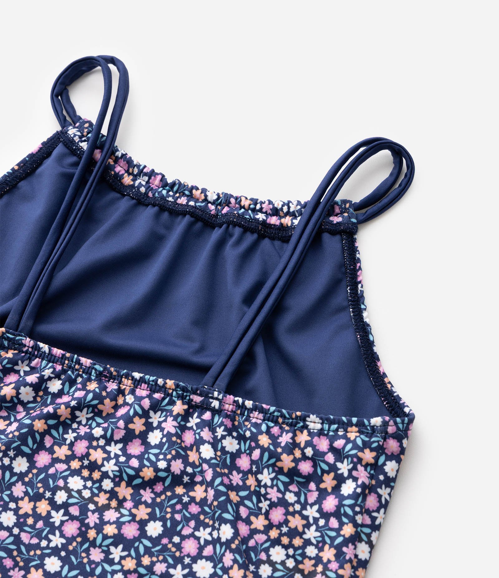 Maiô Infantil Accessories Estampa Floral Liberty Tam 7 a 16 Anos Azul 4