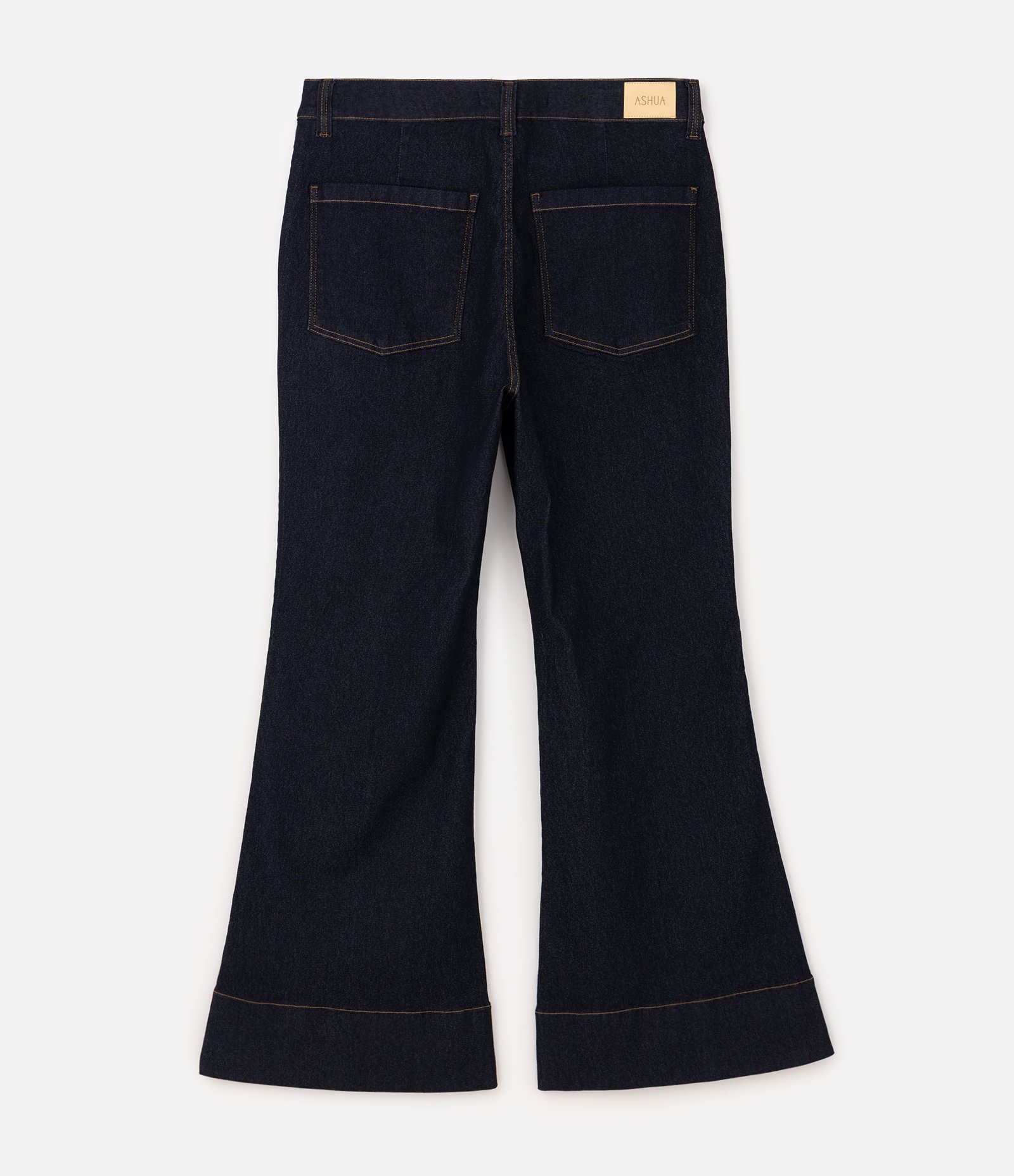 Calça Jeans Flare com Vinco Curve & Plus Size Azul 7