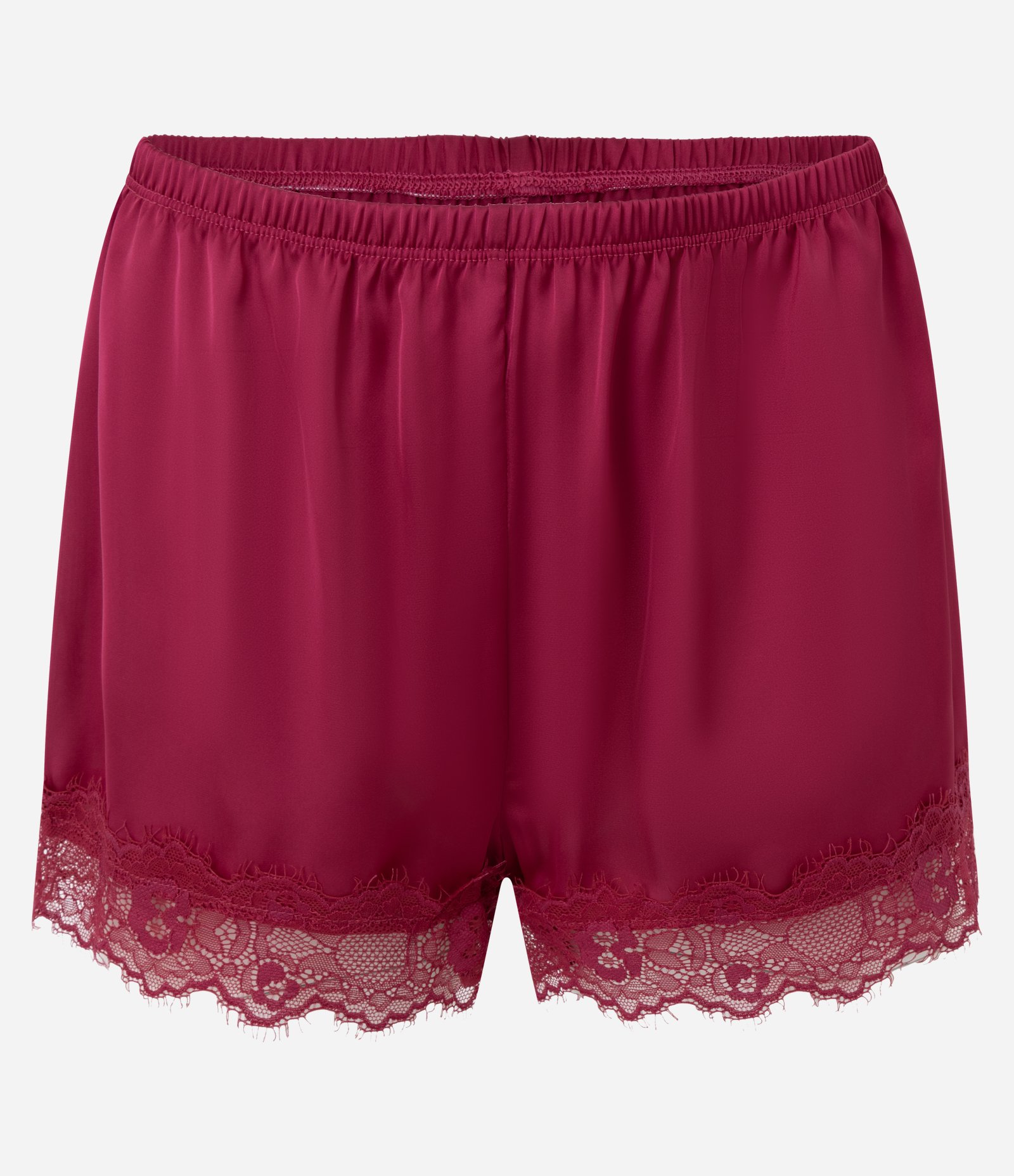 Pijama Short Doll em Cetim com Renda e Amarração Rosa 4