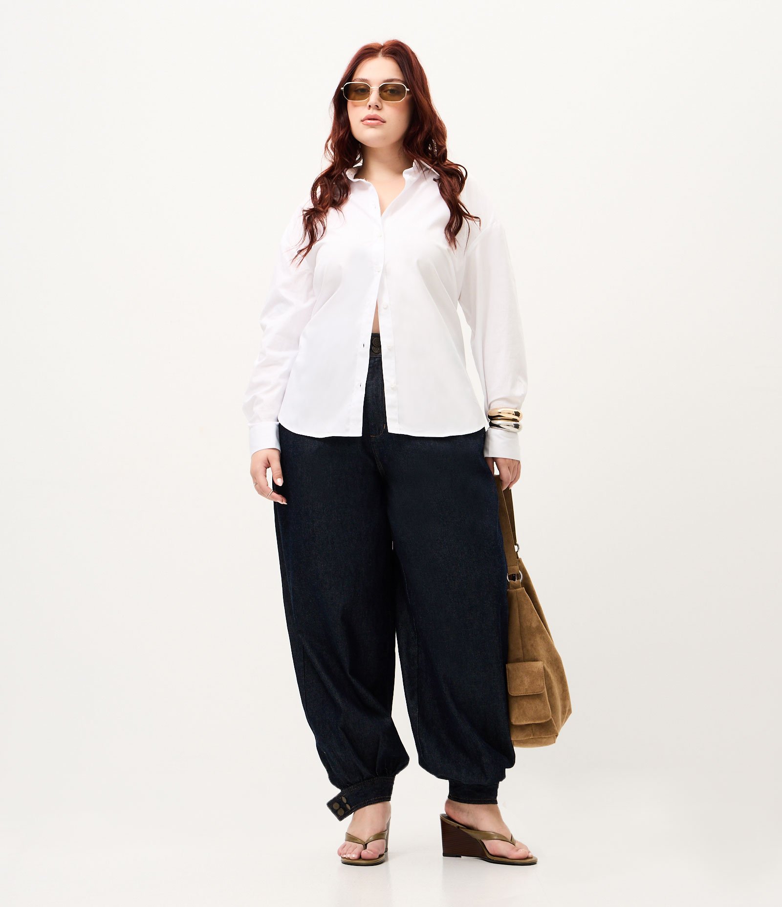 Calça Jeans Aladim com Ajuste na Barra Curve & Plus Size Azul 1