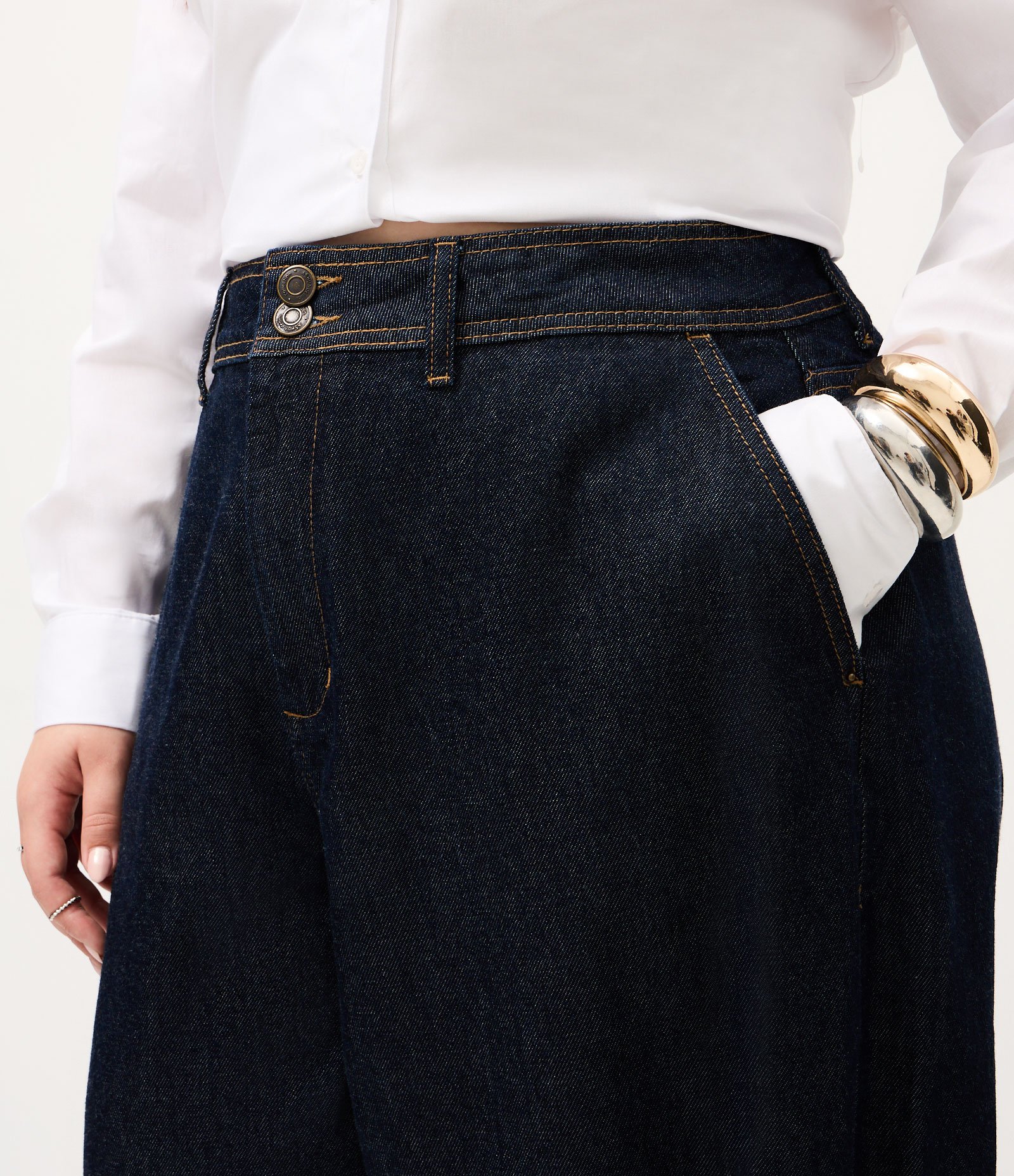 Calça Jeans Aladim com Ajuste na Barra Curve & Plus Size Azul 3