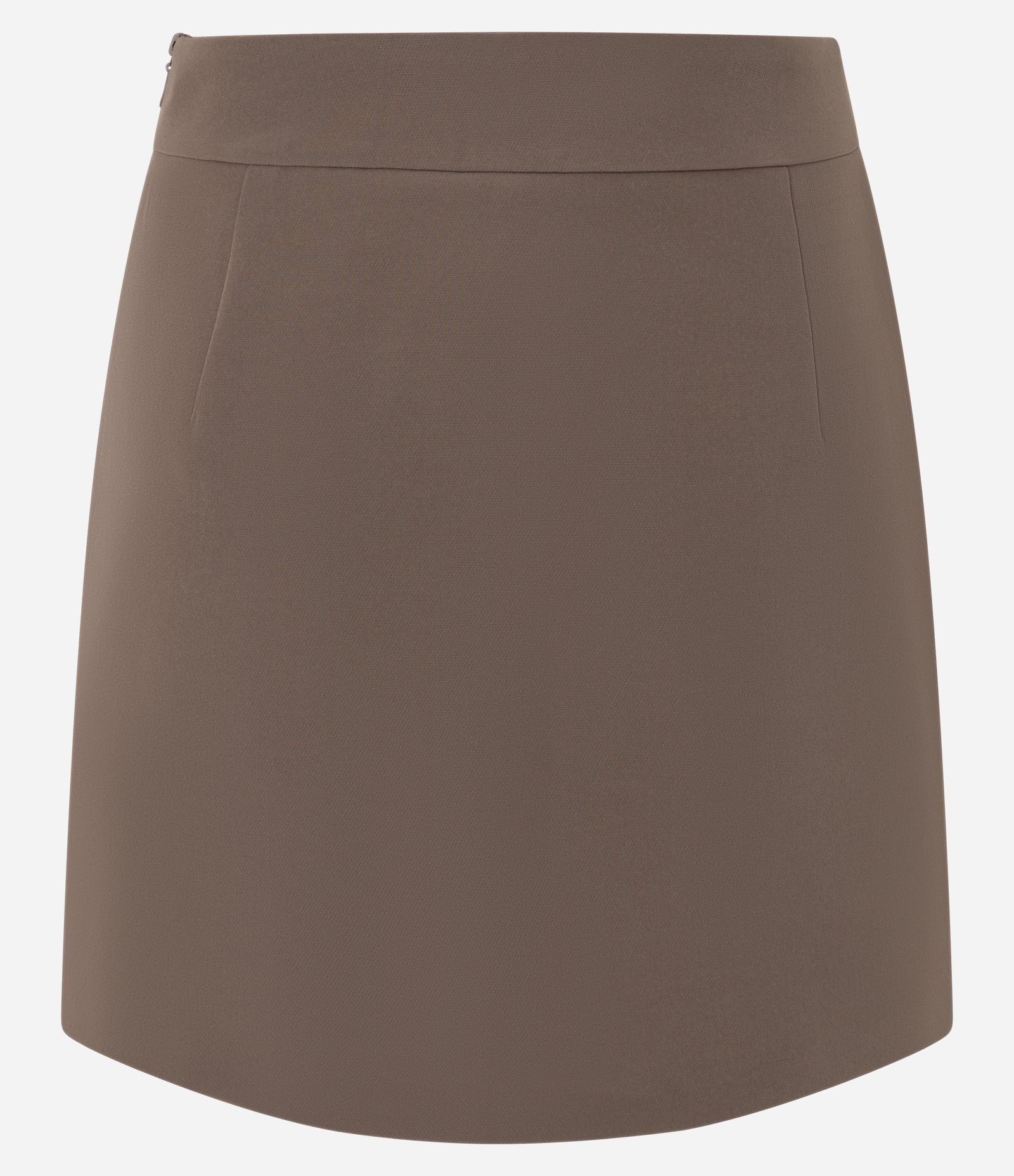 Short Saia Alfaiatado com Cós Assimétrico Bege 6