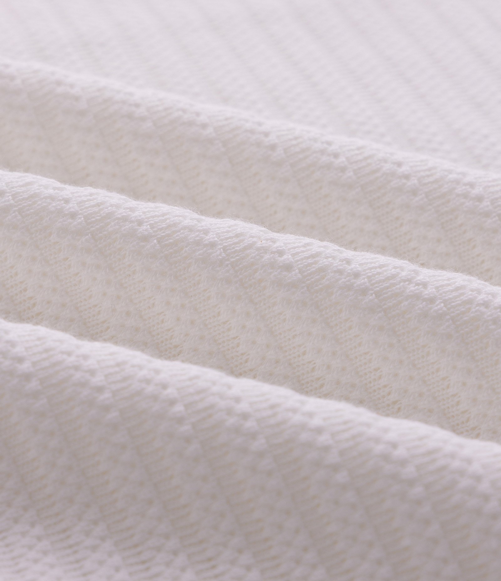 Regata em Tricô Texturizada Branco 9