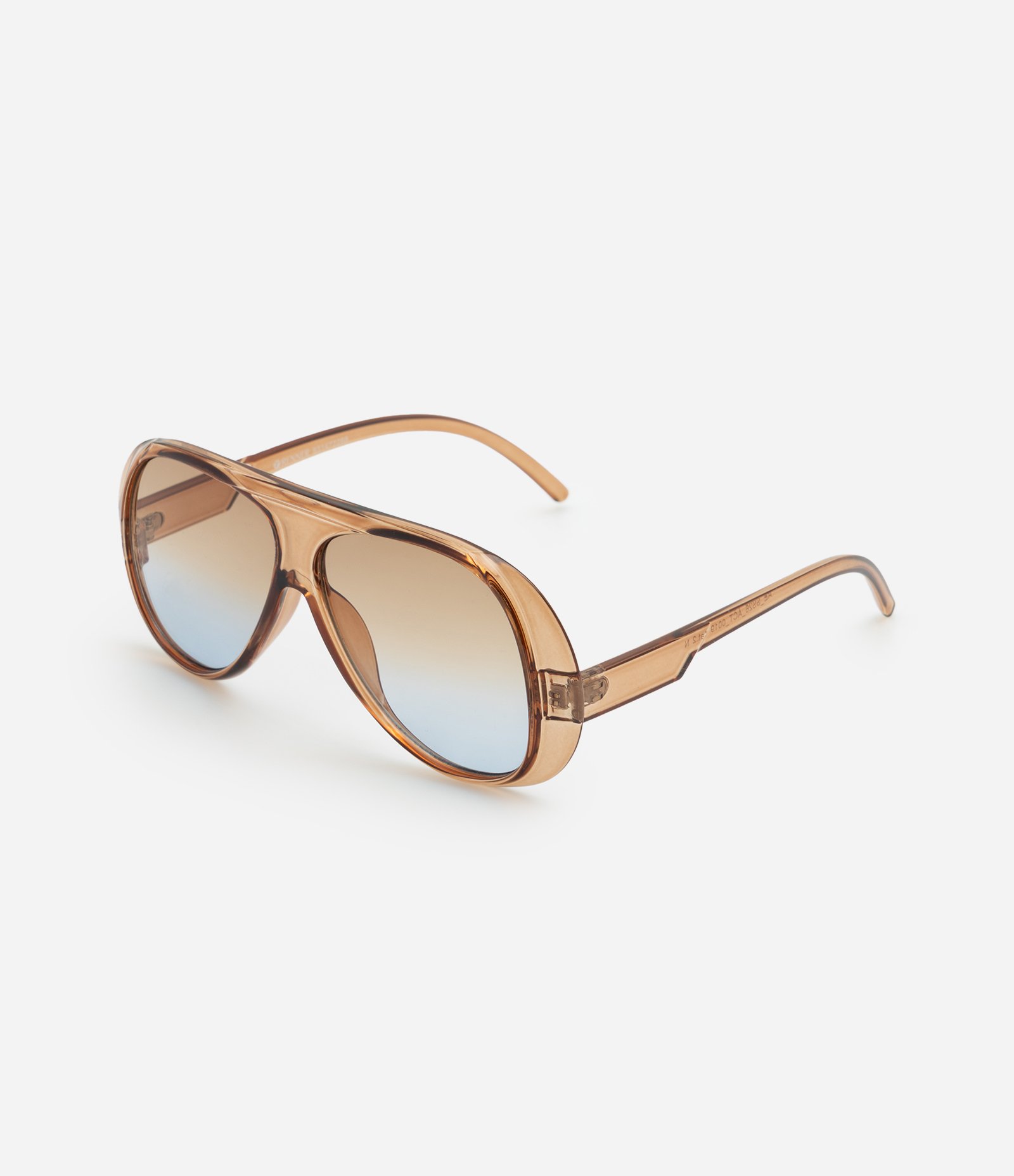 Óculos de Sol Aviador com Lentes Degradê Marrom 2