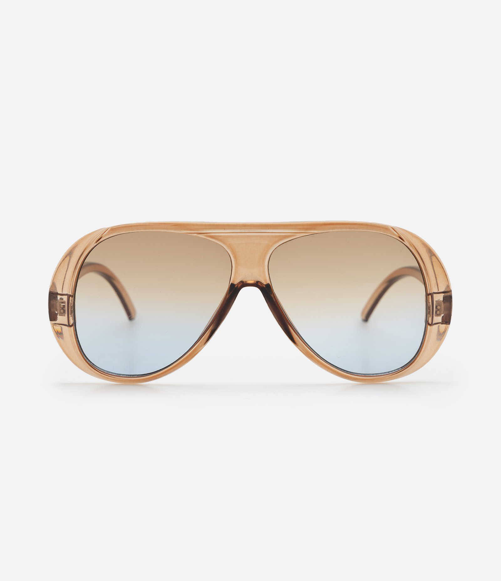 Óculos de Sol Aviador com Lentes Degradê Marrom 3