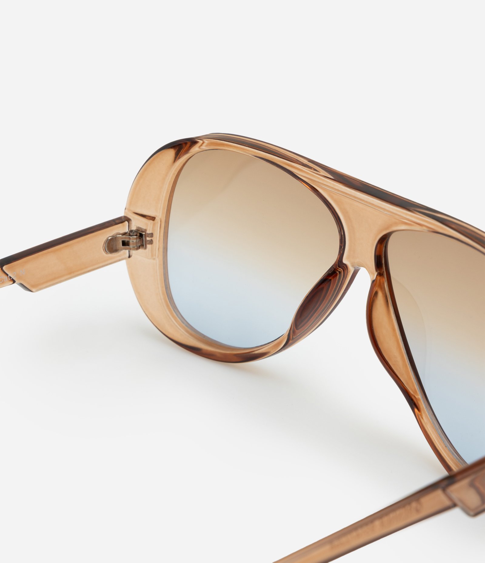 Óculos de Sol Aviador com Lentes Degradê Marrom 4