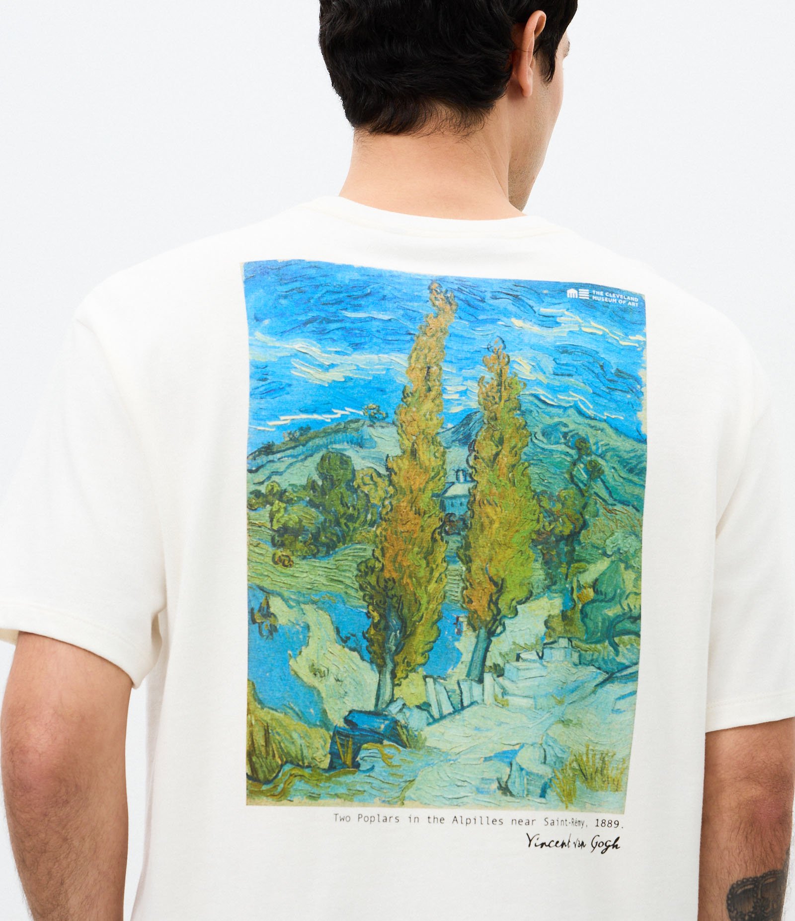 Camiseta Boxy Van Gogh Branco 1